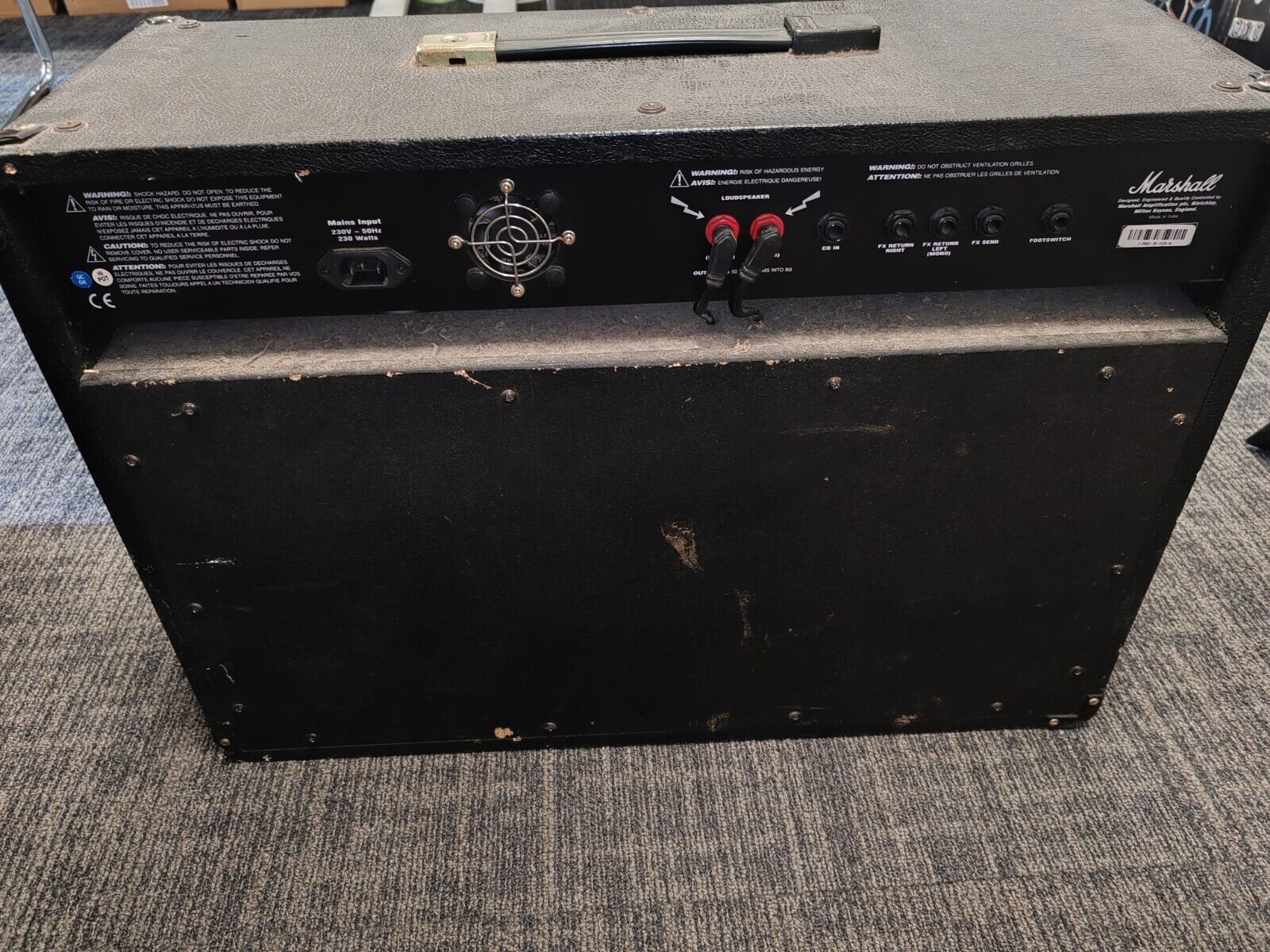 Marshall MG Series 250DFX Amp 2x12" Celestion Speakers / 100w READ DESCRIPTION - Image 6