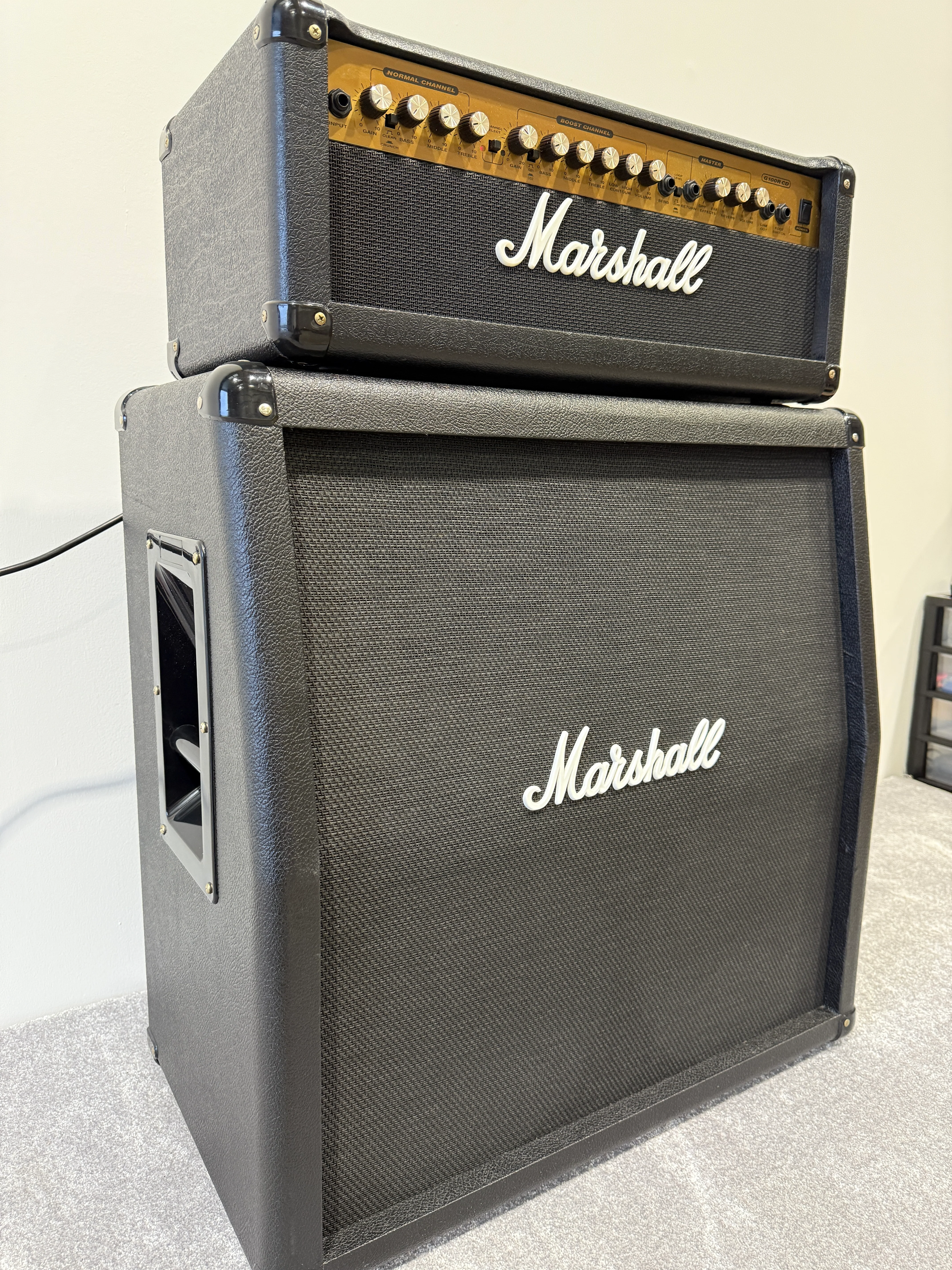 Marshall MG100R CD Head with 4x12 Marshall MG412 Lead Cab - Image 11