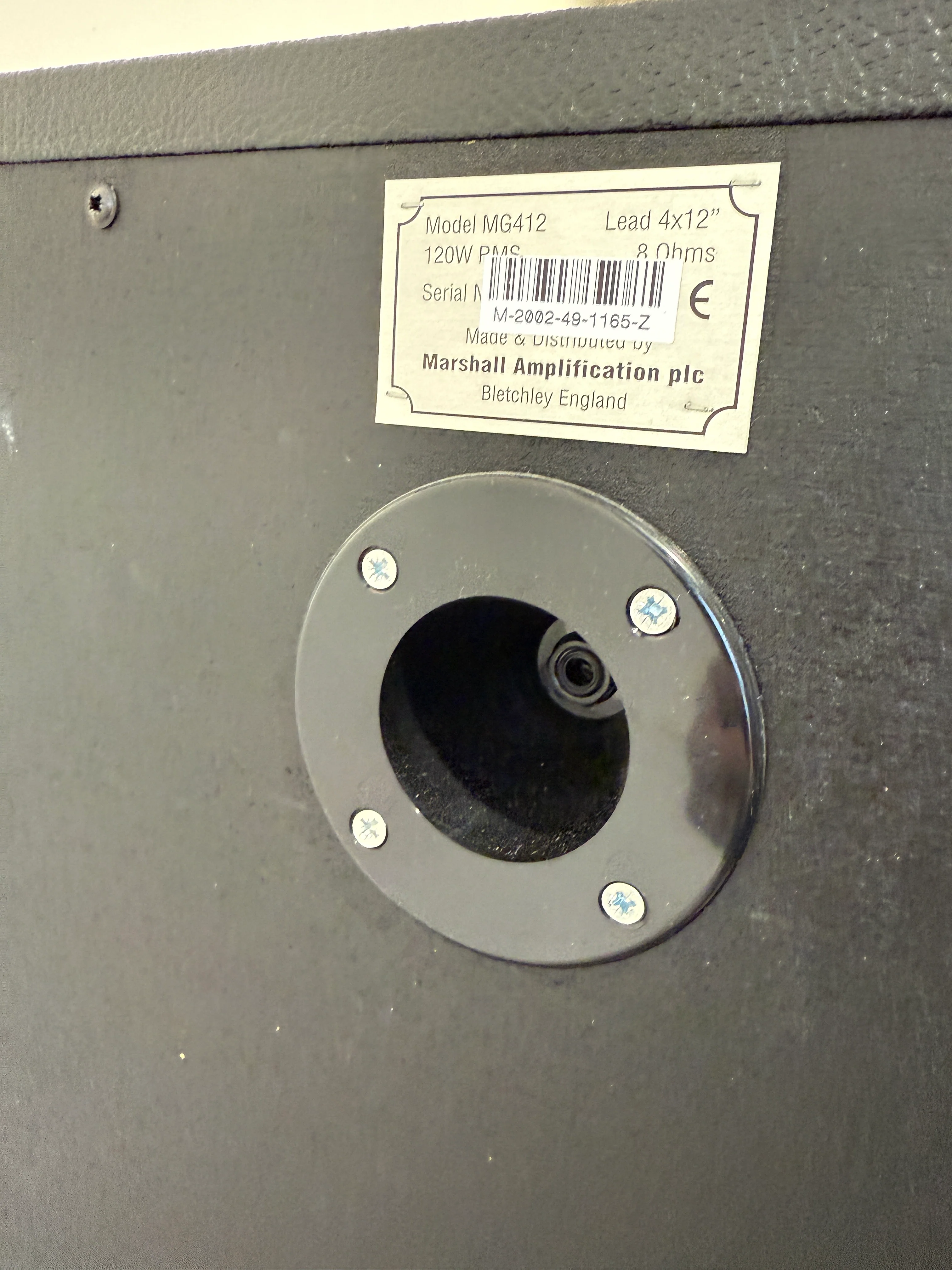 Marshall MG100R CD Head with 4x12 Marshall MG412 Lead Cab - Image 12