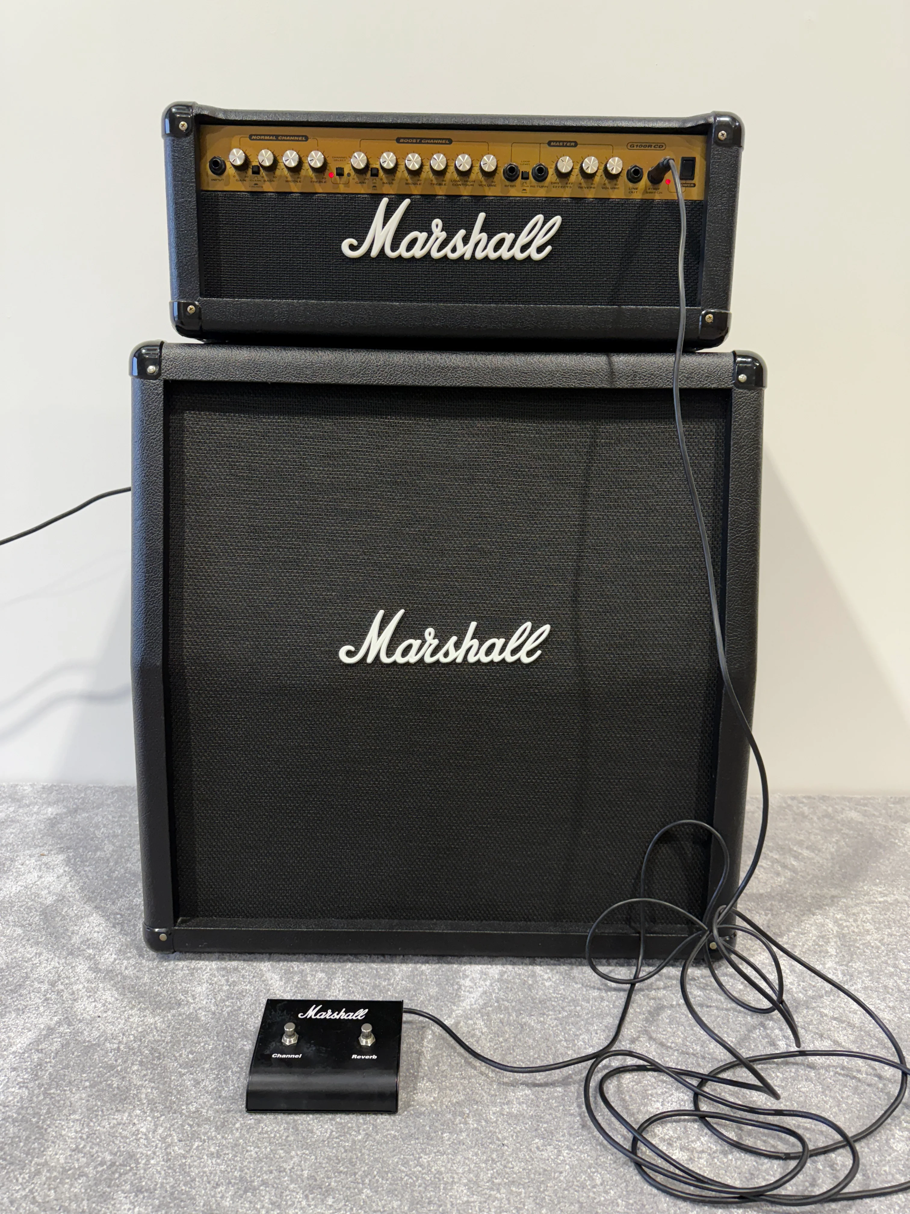 Marshall MG100R CD Head with 4x12 Marshall MG412 Lead Cab - Image 6