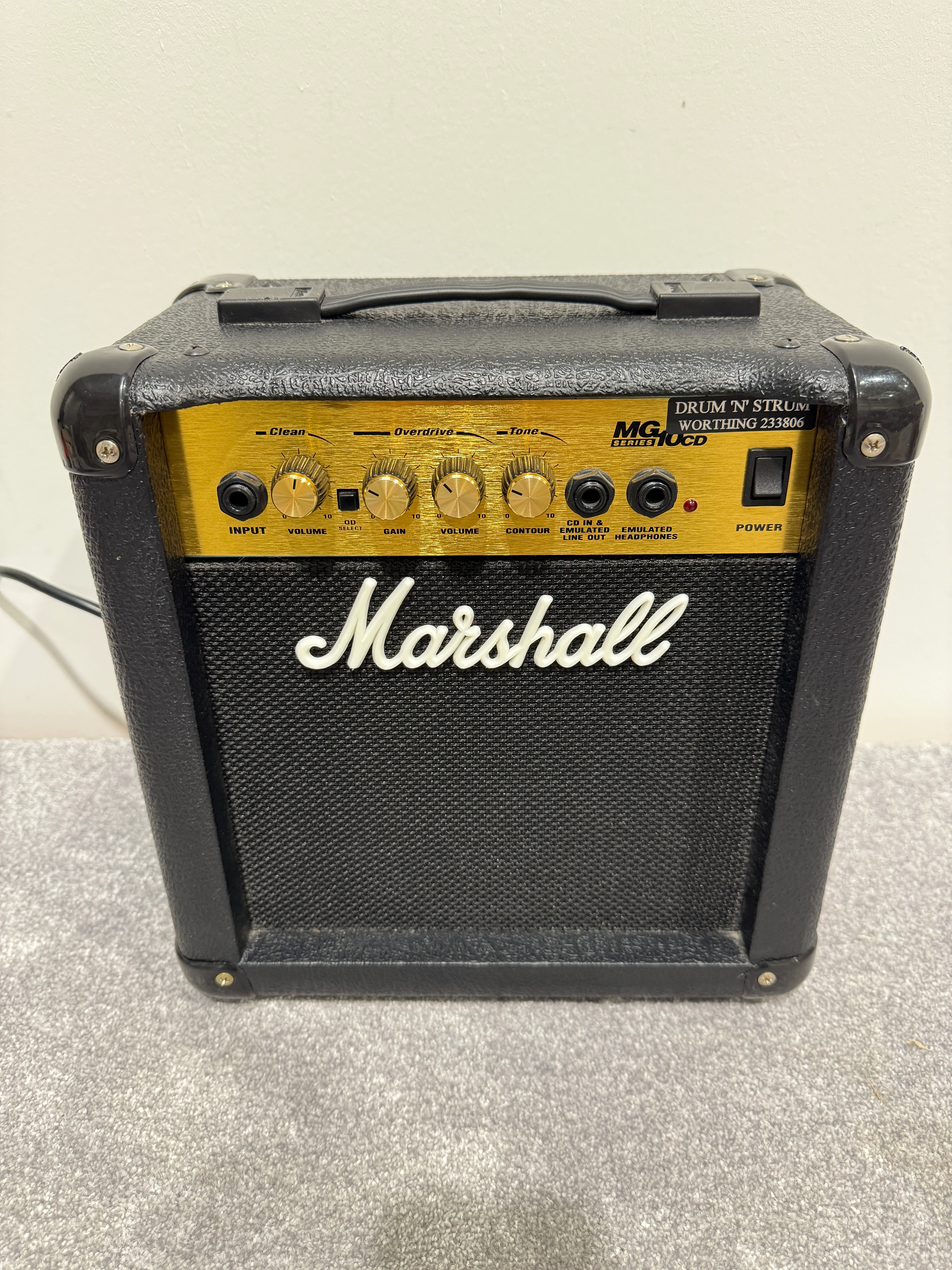 Marshall MG10CD Guitar Combo Twin Channel Amplifier - Image 4