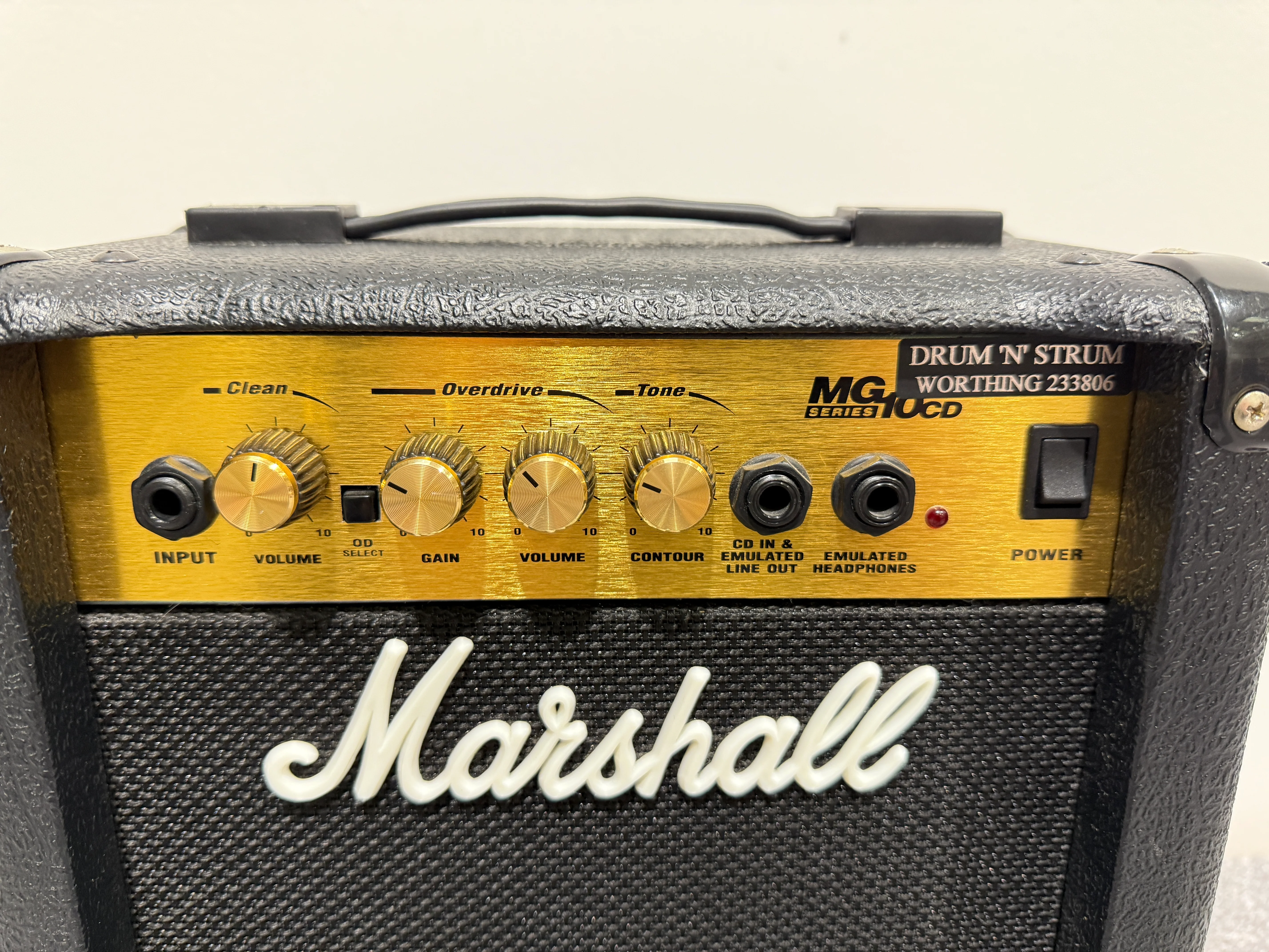 Marshall MG10CD Guitar Combo Twin Channel Amplifier - Image 5