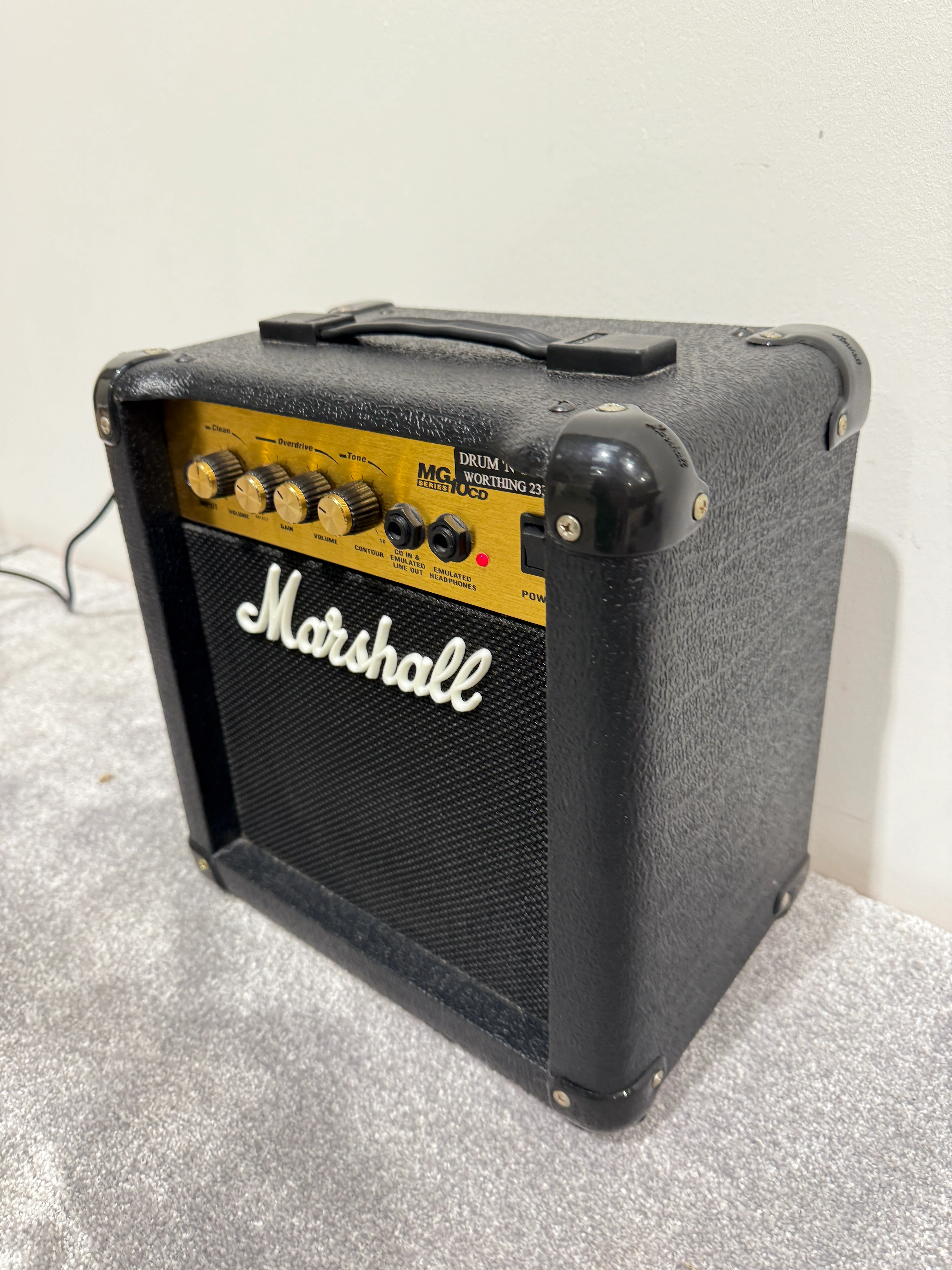 Marshall MG10CD Guitar Combo Twin Channel Amplifier - Image 7