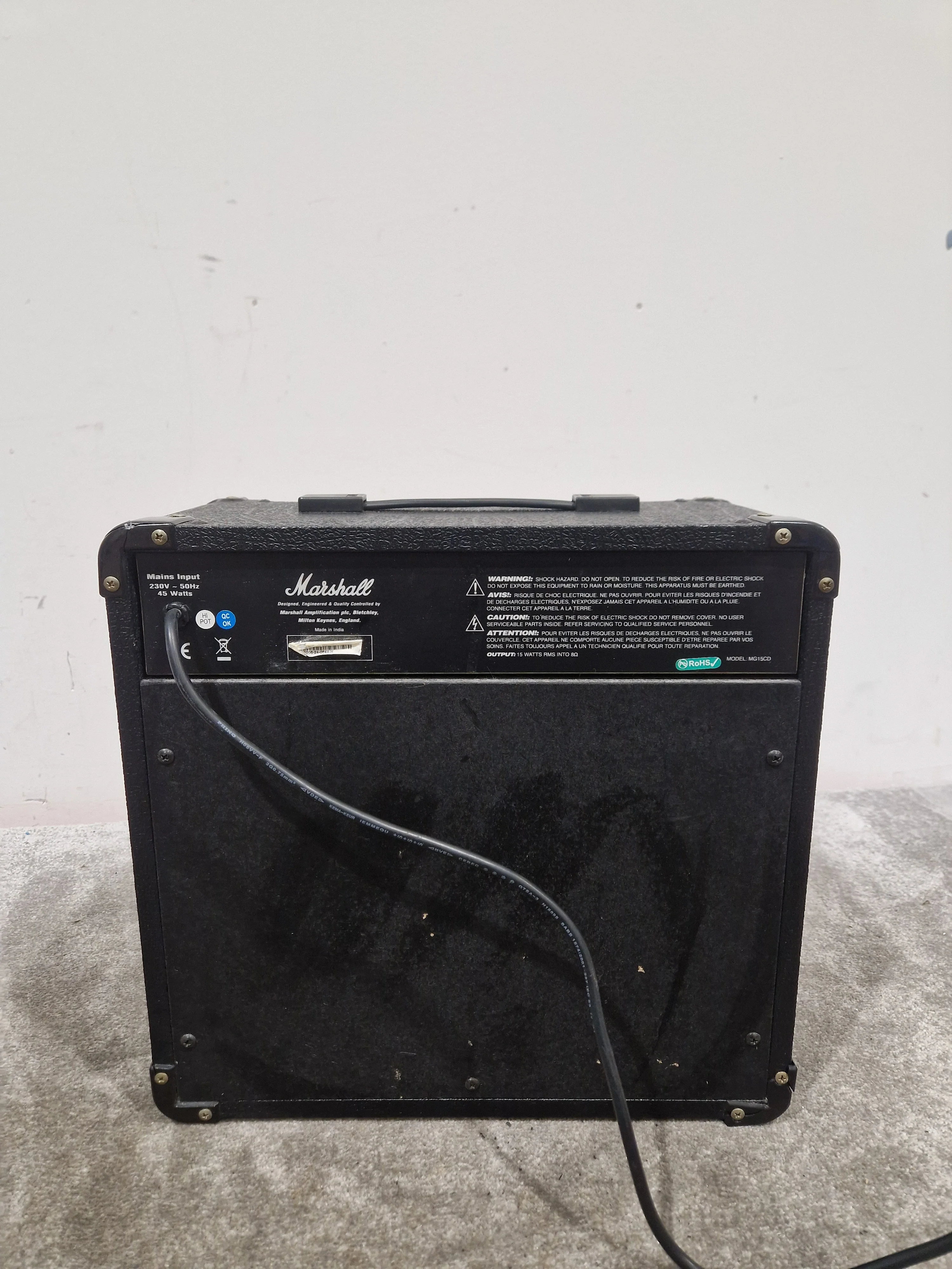 Marshall MG15CD - Guitar Amplifier - Guitar Amplifiers - Good - Image 2