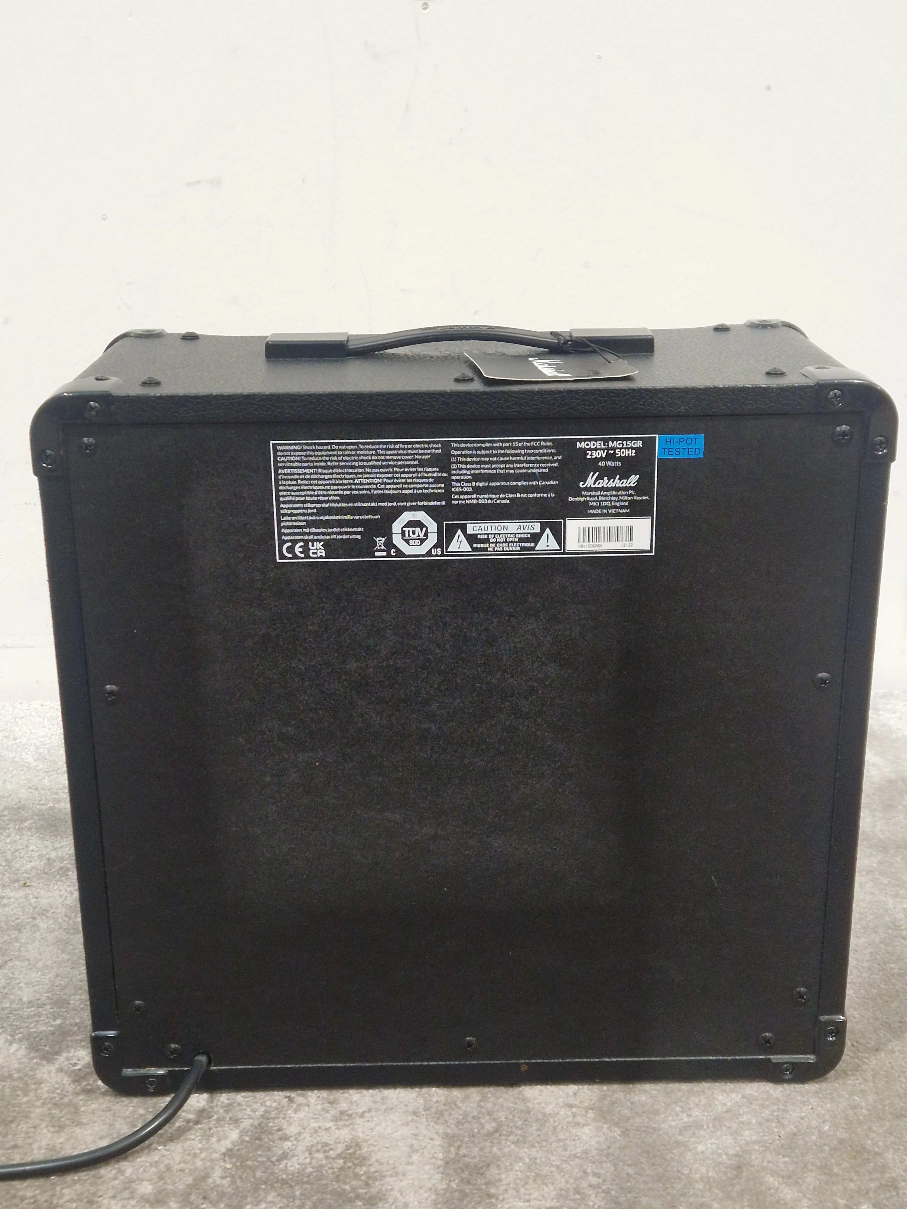 Marshall MG15R - 15W Combo Amp - Excellent w/ Power Supply - Image 9
