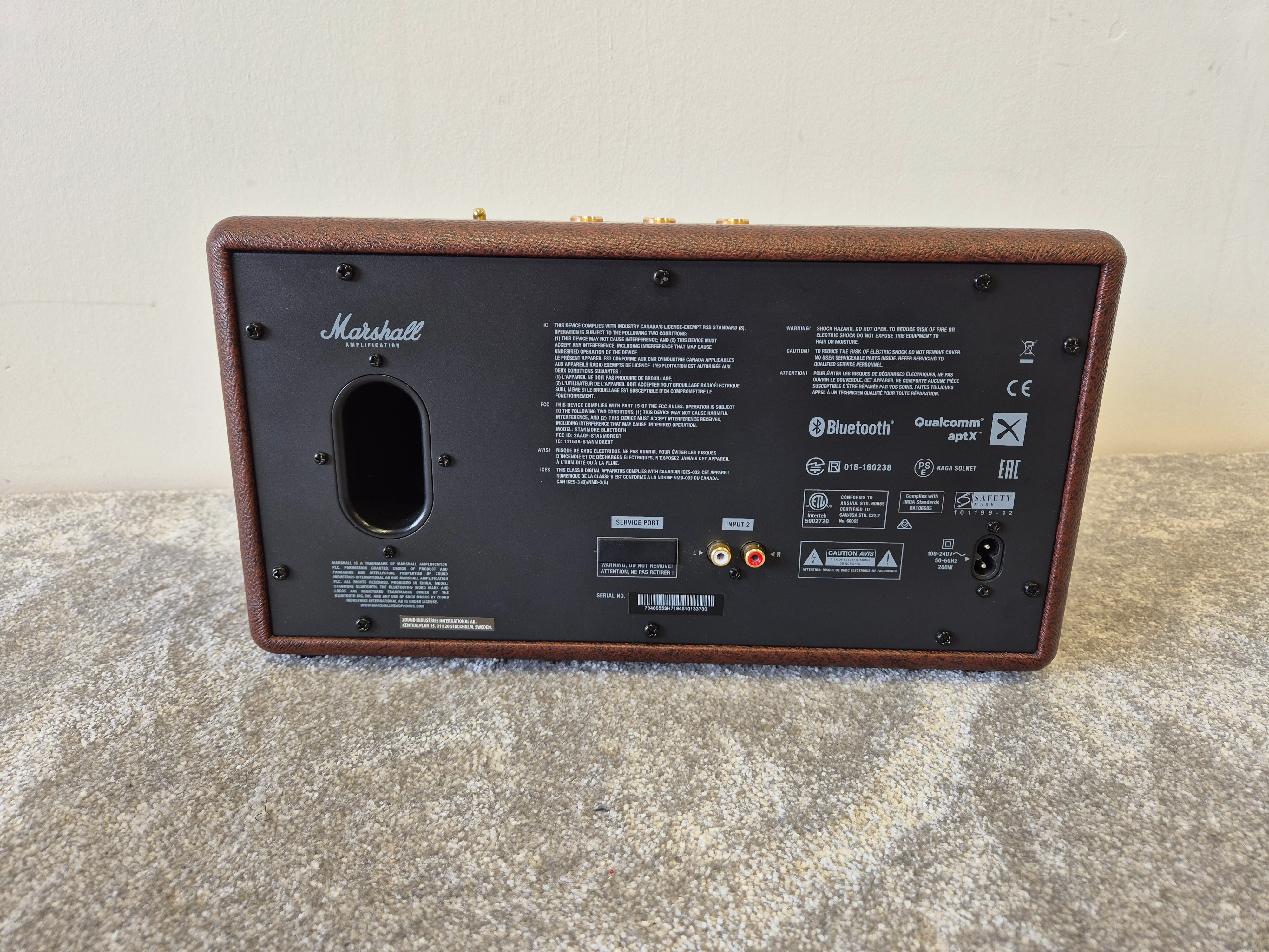 Marshall Stanmore - Bluetooth Speaker and Guitar Amplifier - Image 4