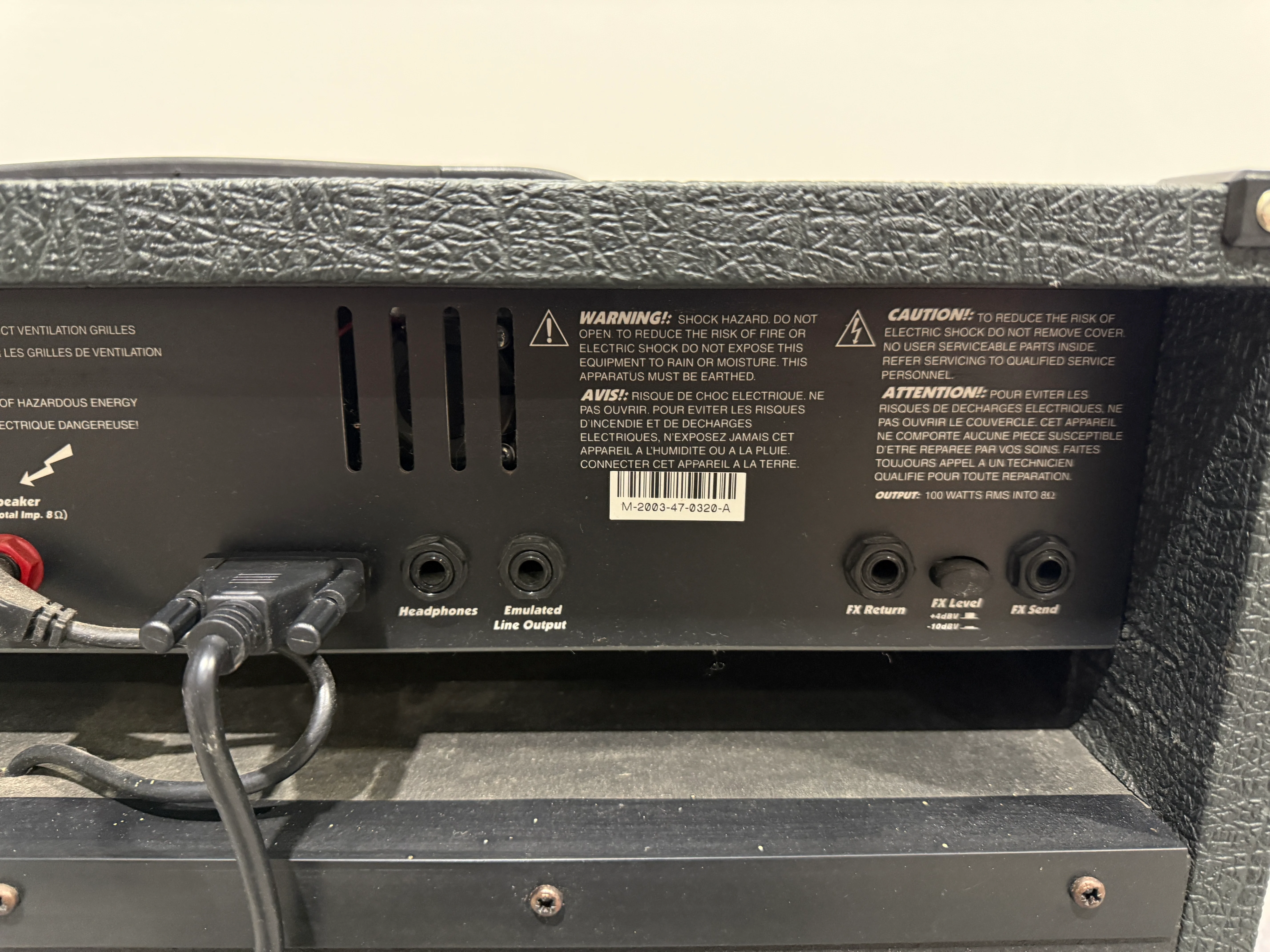 Marshall Valvestate AVT 2000 Amplifier (Model - AVT 100) Valve Drive Pre-Amp with Footswitch - Image 10