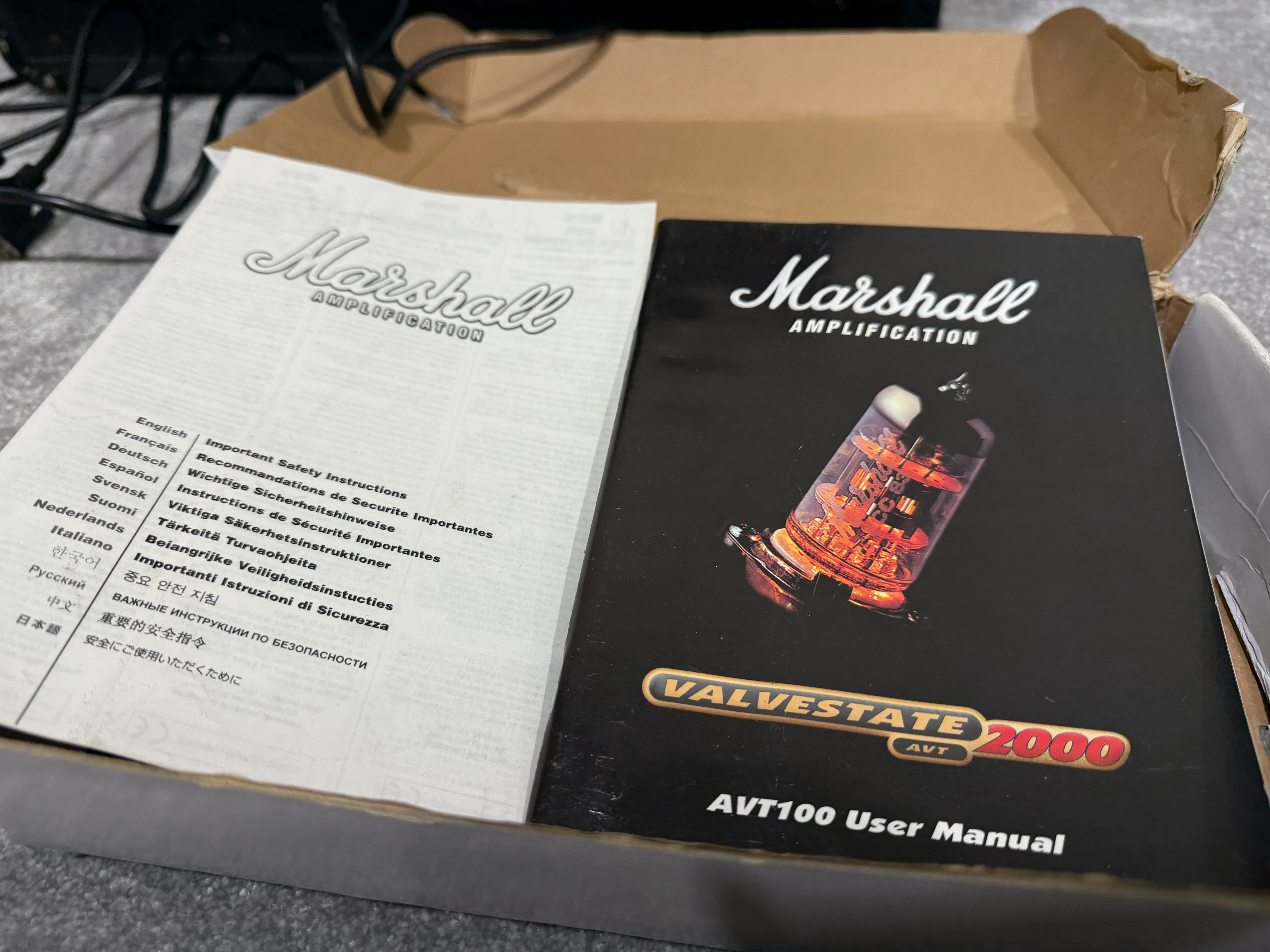 Marshall Valvestate AVT 2000 Amplifier (Model - AVT 100) Valve Drive Pre-Amp with Footswitch - Image 13