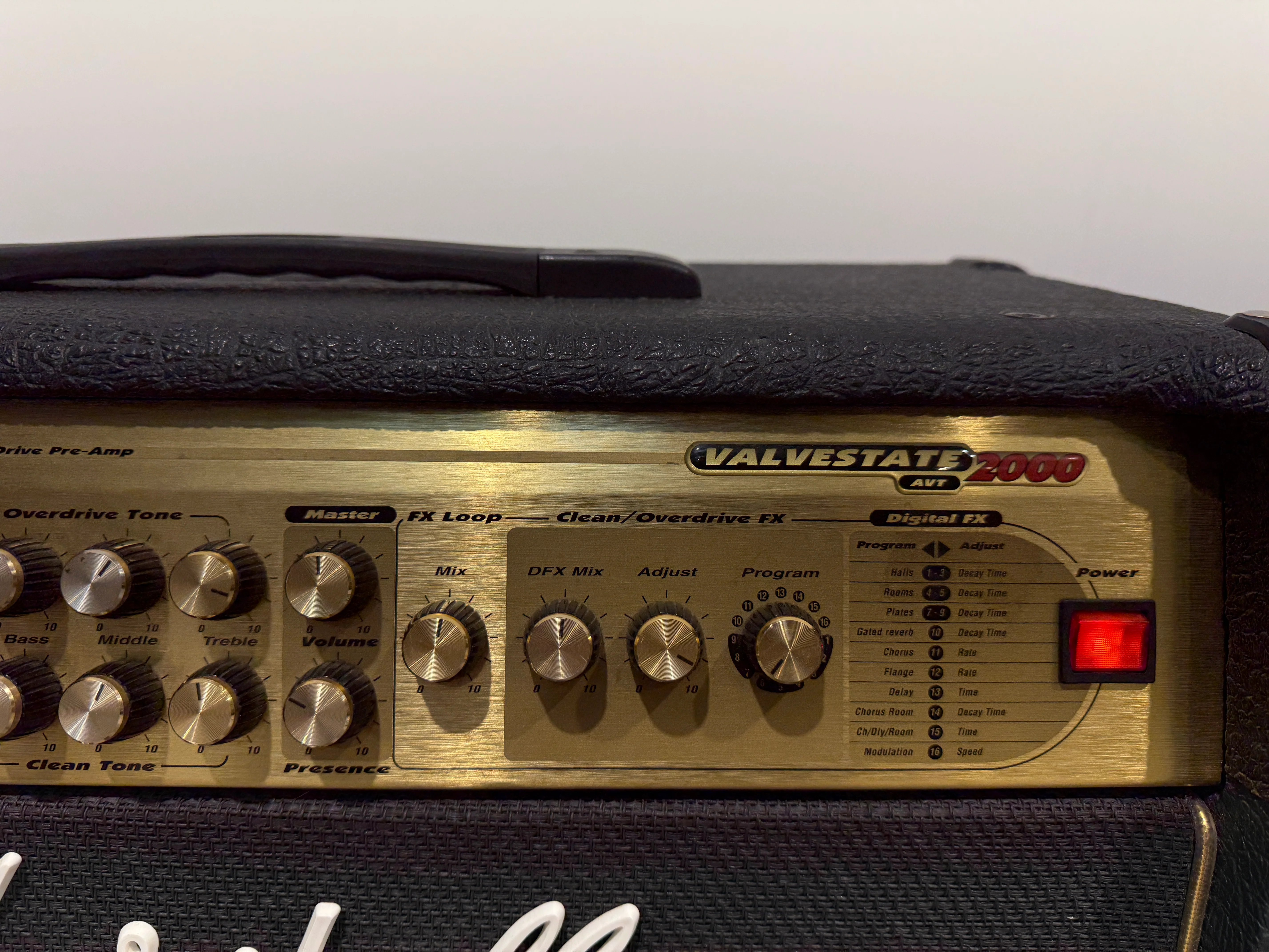Marshall Valvestate AVT 2000 Amplifier (Model - AVT 100) Valve Drive Pre-Amp with Footswitch - Image 5