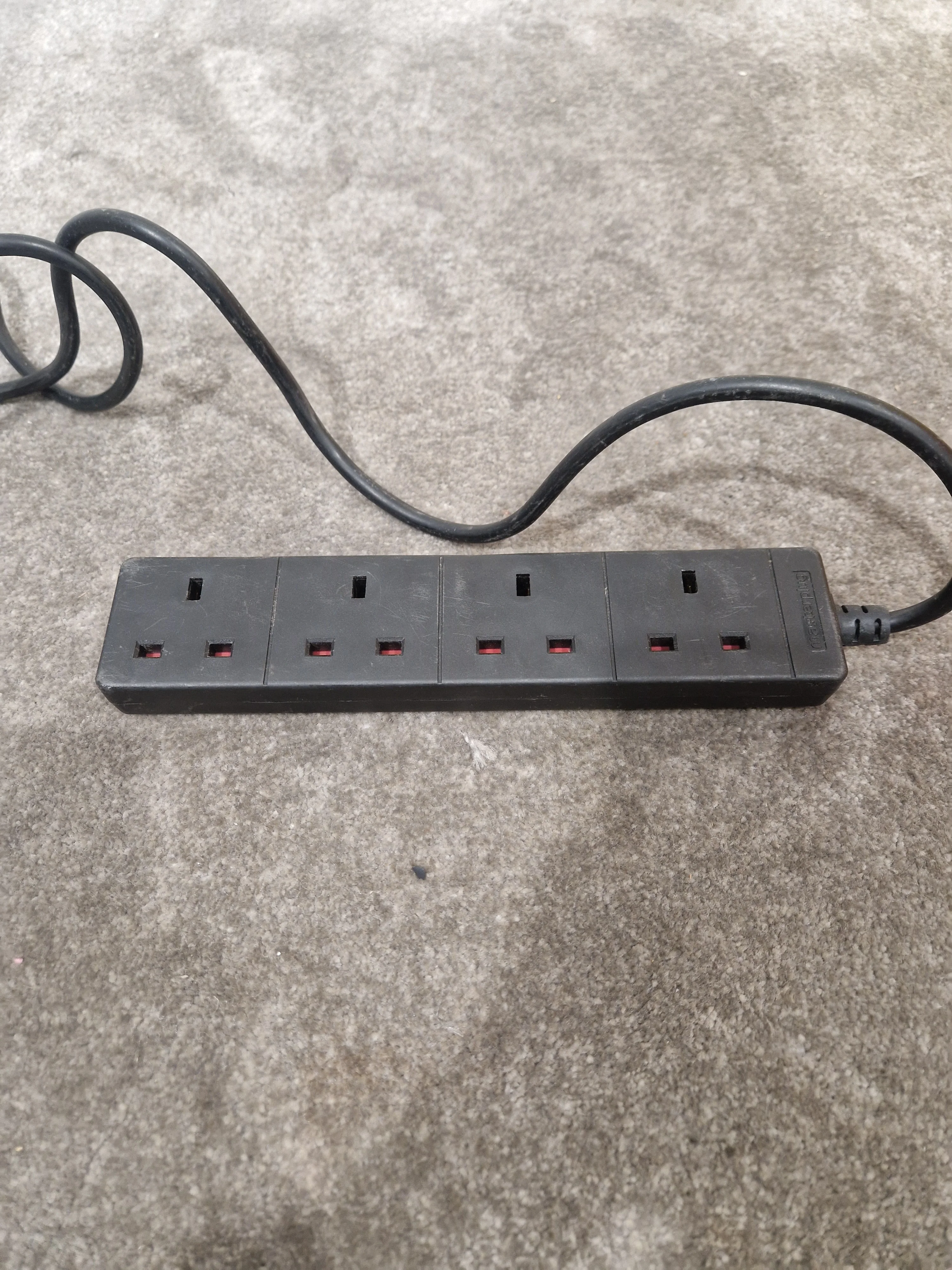 Masterplug 4 Gang Extension Lead 20FT - Heavy Duty Cable - Excellent - Image 2