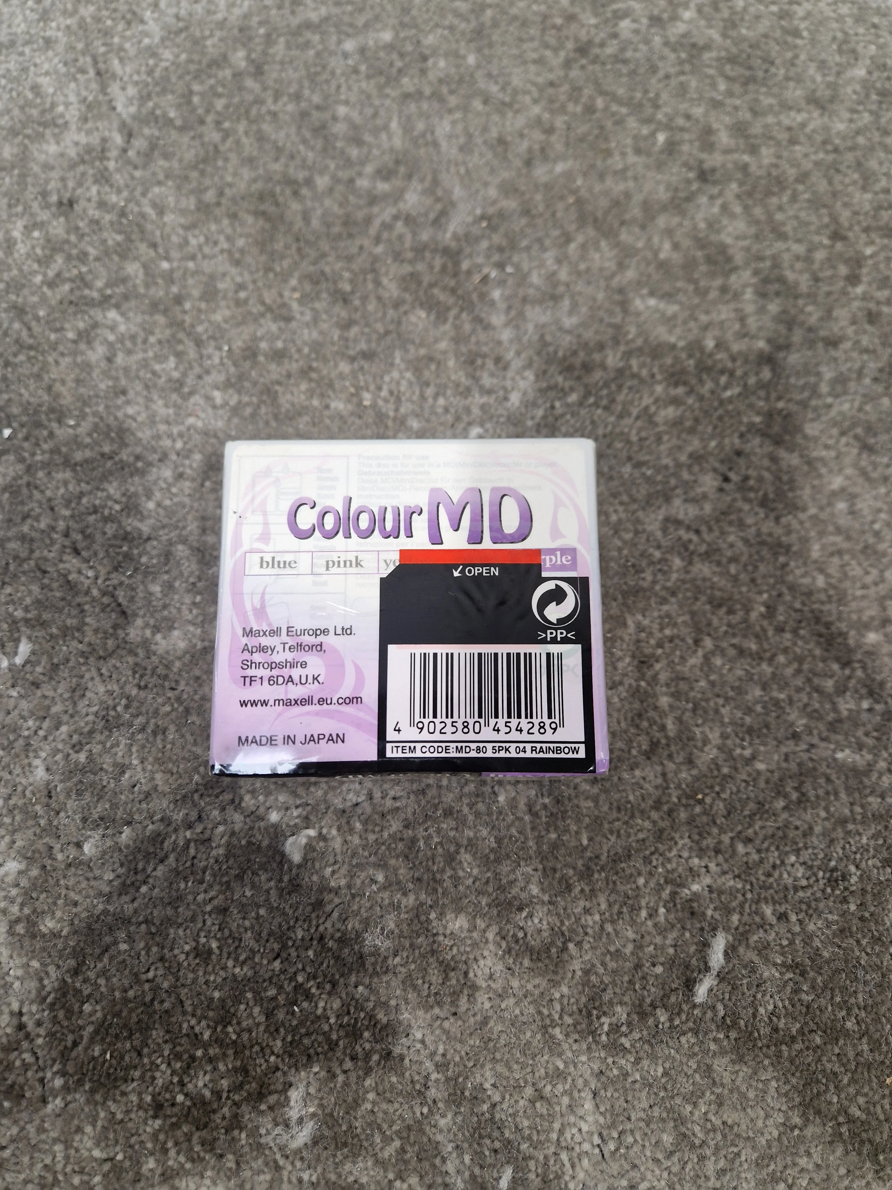 Maxell Colour MD 80 Pack OF 5 Mini Disc - Mini Discs - Sealed in Original Packaging - Mint - Image 6
