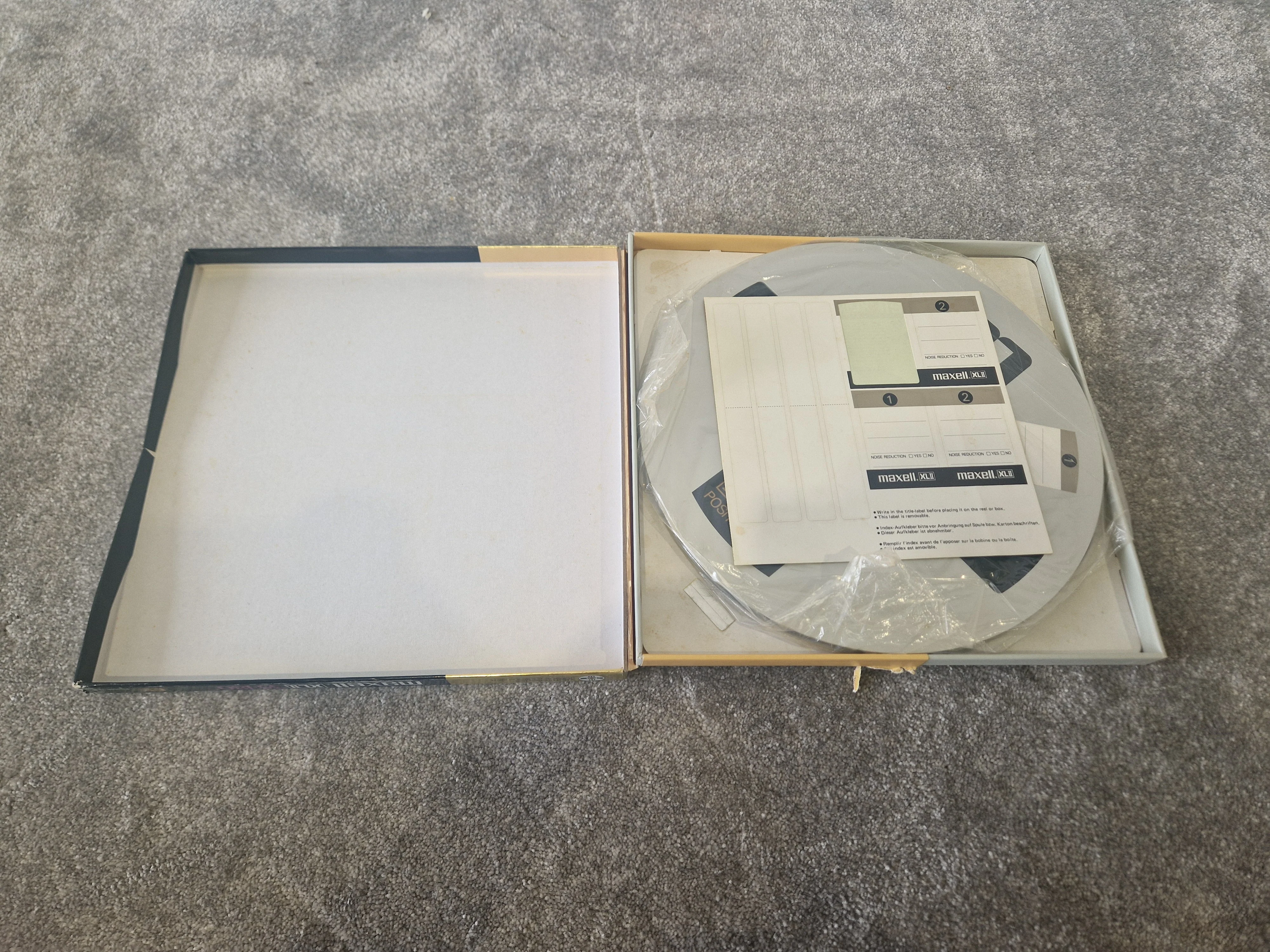Maxell XL-II EE 35-180 Reel-to-Reel Tape – ¼″ x 3600ft, Extra Efficiency High Bias - Good - Image 3