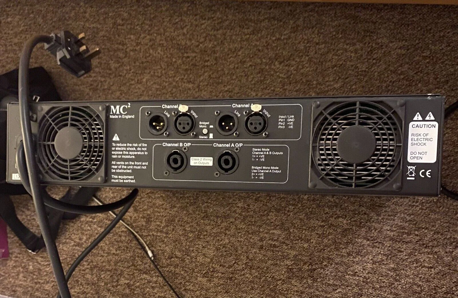 MC2 (MC Squared) S800 S-Series Premium Studio Power Amplifier - Image 6