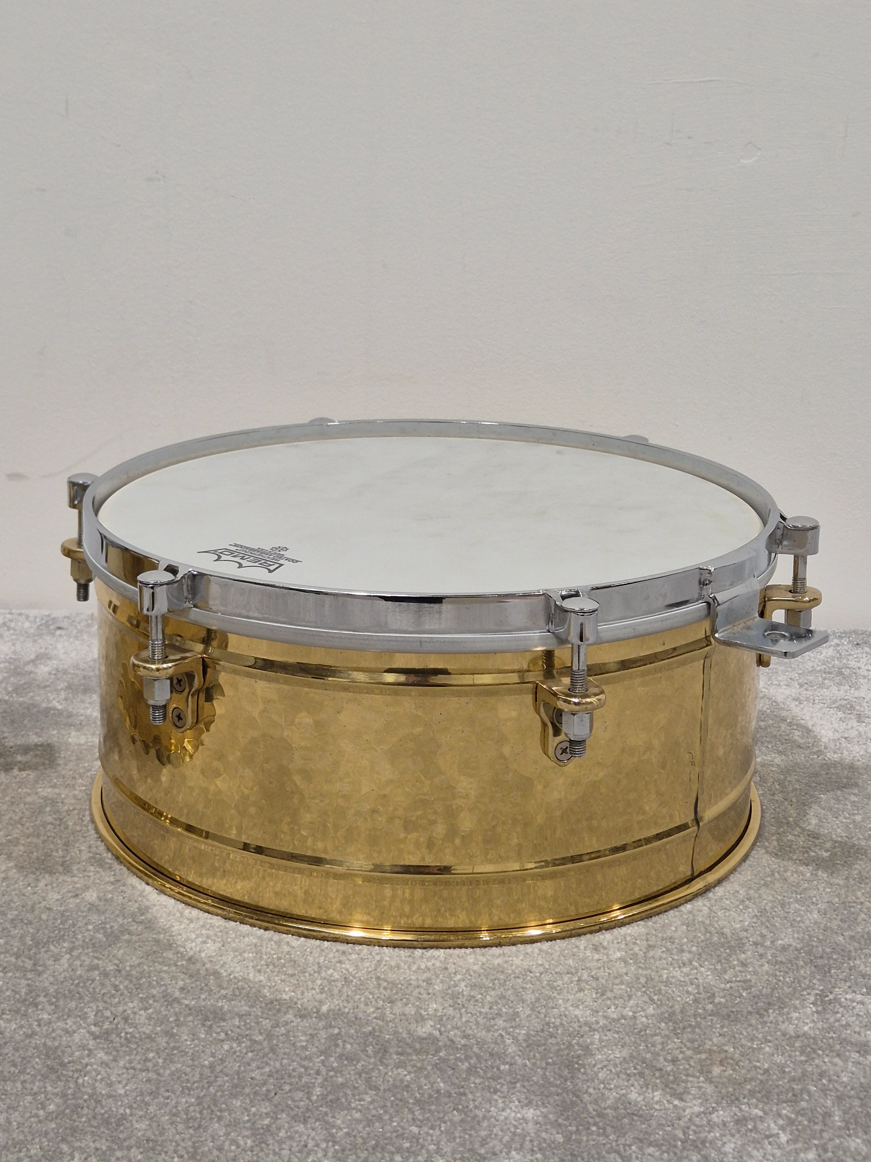 Meinl Artist Series Luis Conte Brass Timbales 14” and 15” w/ Black Case - Image 13