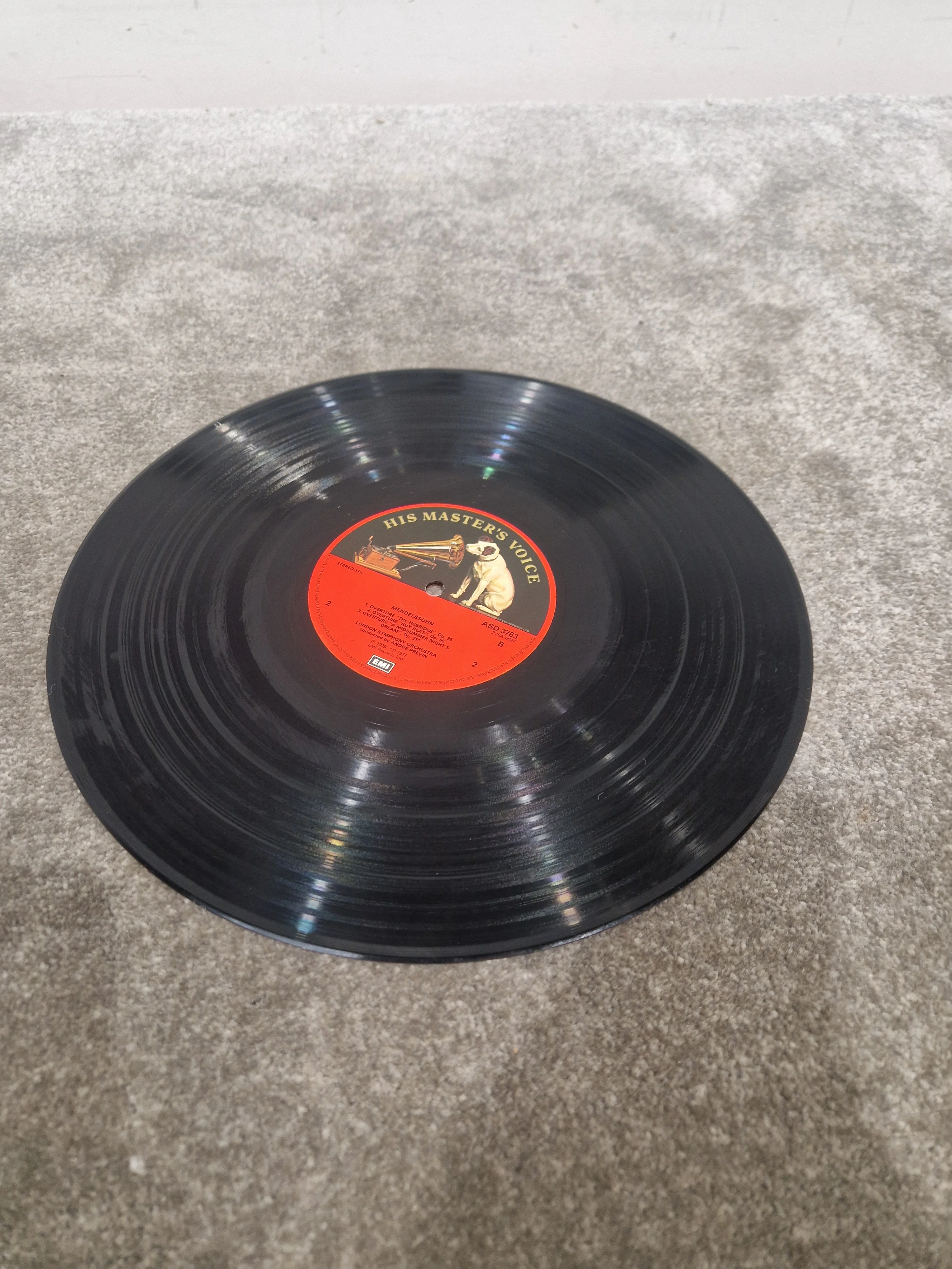Mendelssohn - Symphony No. 4 "Italian", Overtures The Hebrides, Ruy Blas & A Midsummer Night's Dream Vinyl – Vinyl Record - Good - Image 5