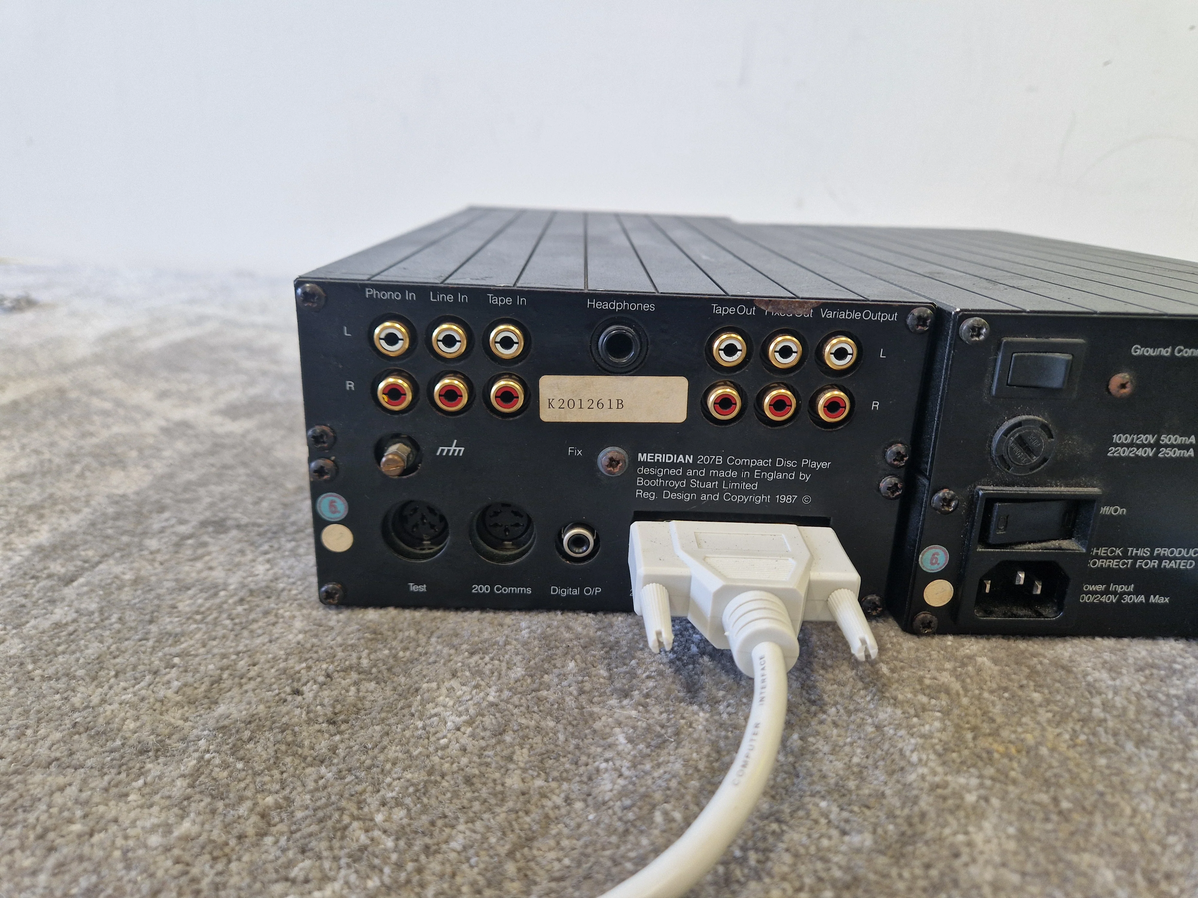 Meridian 207 Pro CD Player and Control Amplifier – For Spares or Repair - Image 4