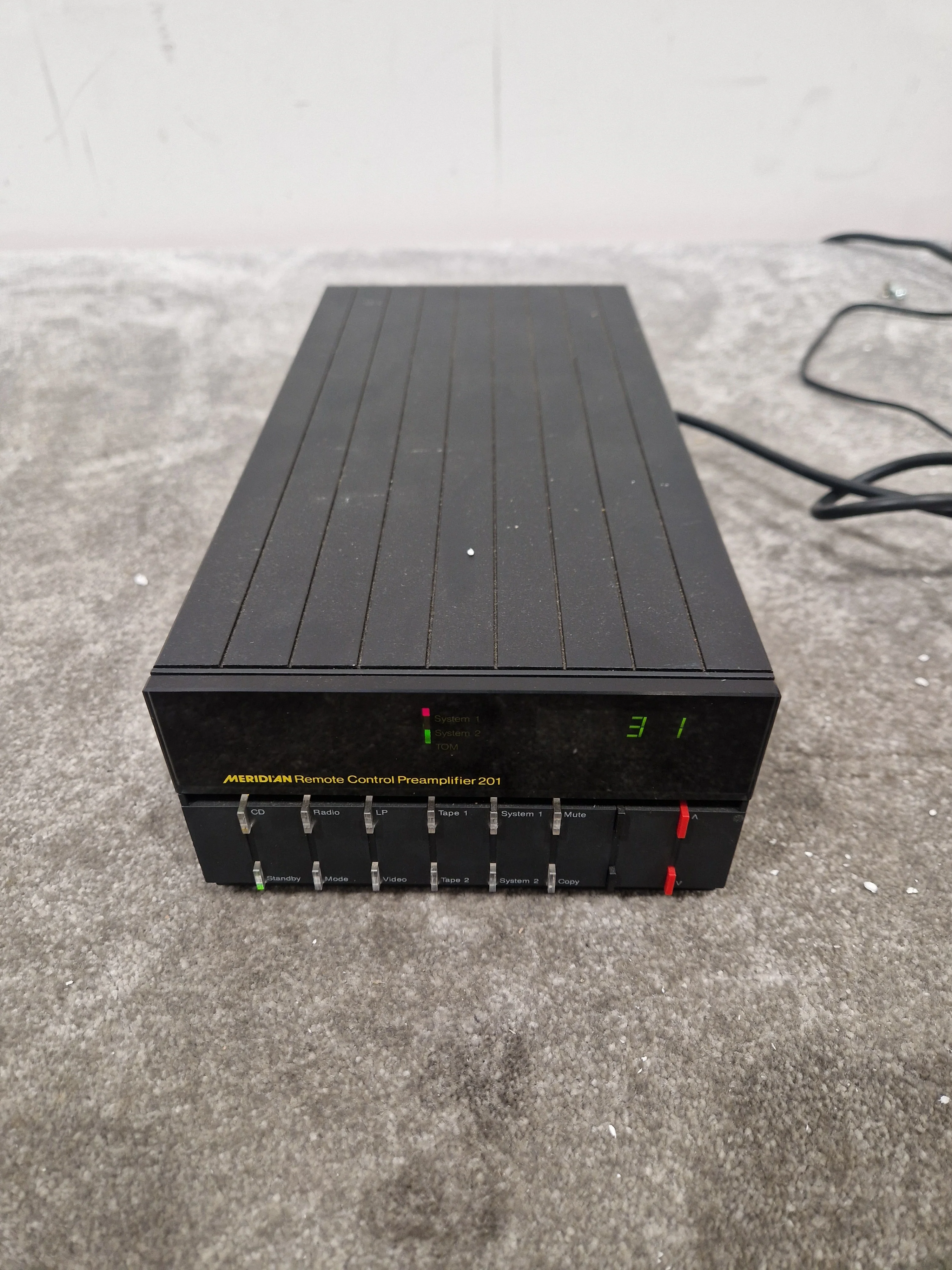 Meridian Remote Control Preamplifier 201 - High-Fidelity Audio, Remote Control - Very Good w/ Power Supply - Image 4