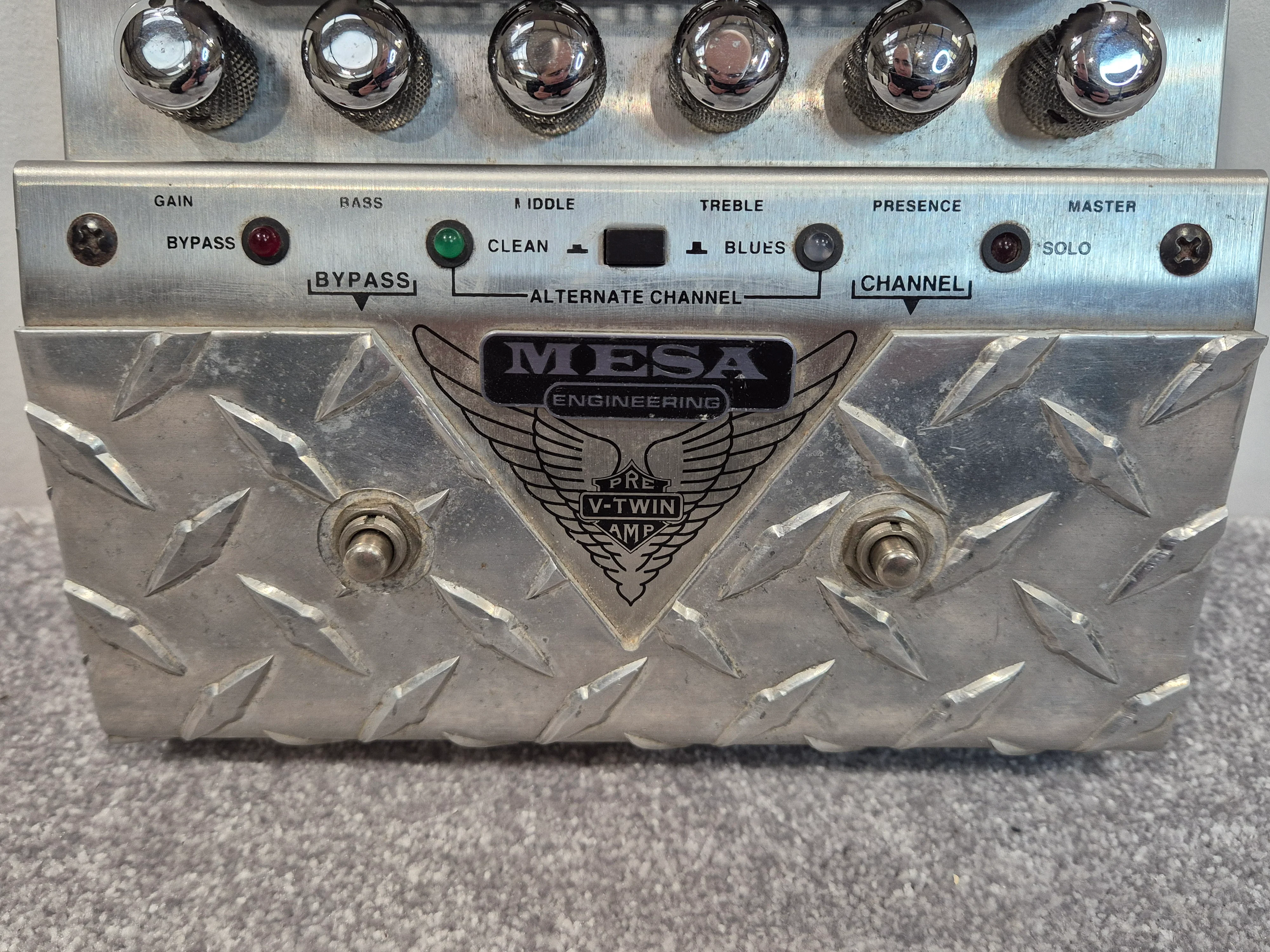 Mesa V Twin Amp - All-Tube Dual Channel Preamp Pedal - Image 2
