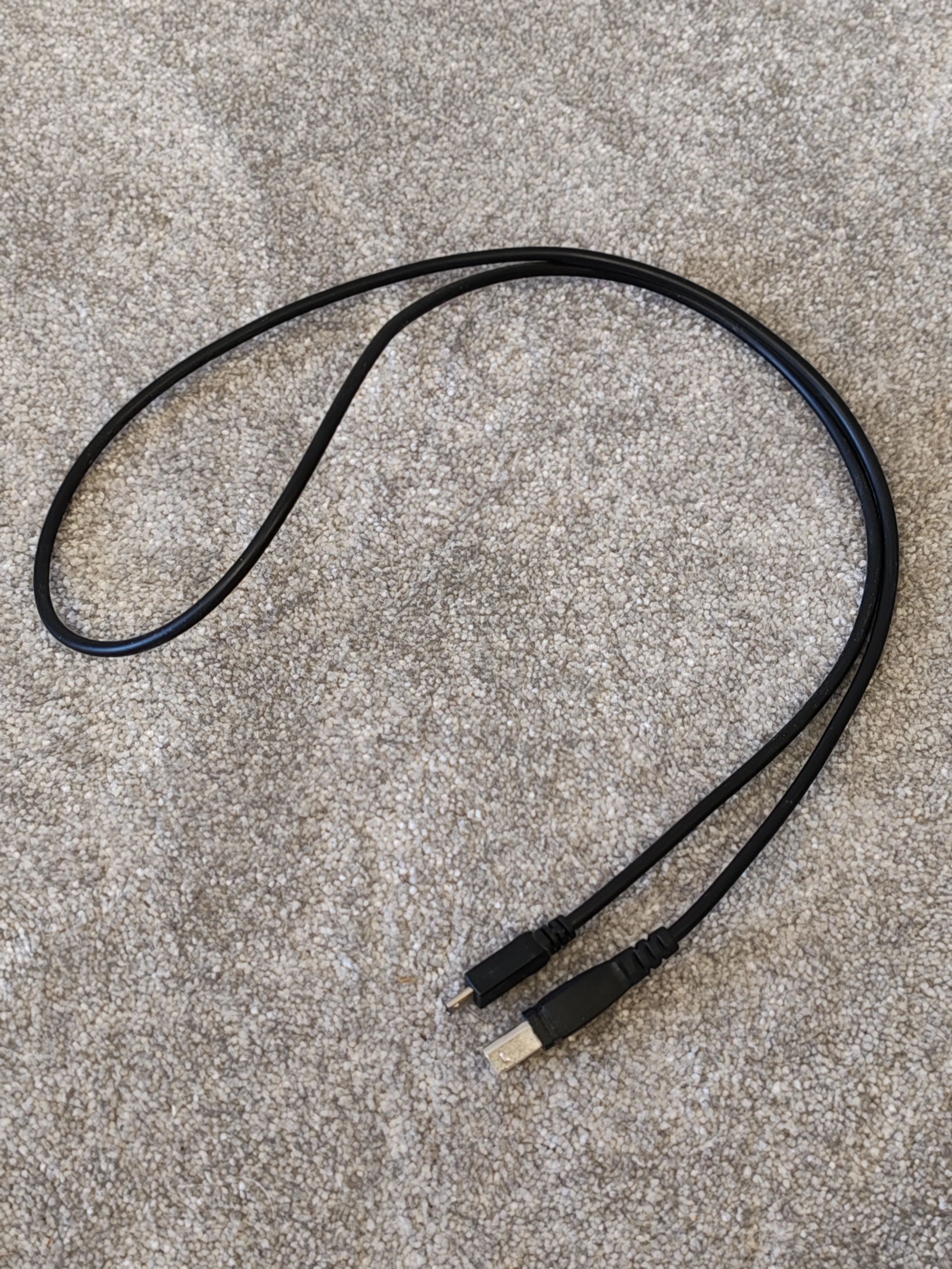 Micro USB TO USB TYPE-B (printers, Scanners Etc) 1M Cable - Durable Connectivity - Excellent - Image 2