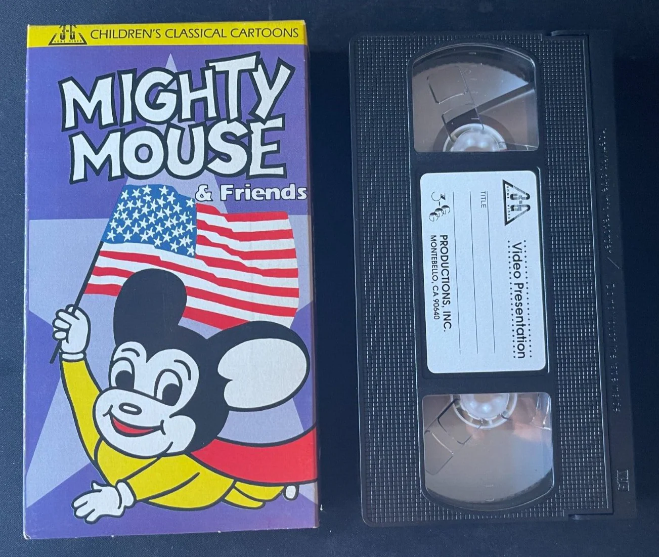 Mighty Mouse & Friends - VHS Video Tape - Classic Animation Collection - Very Good - Image 3