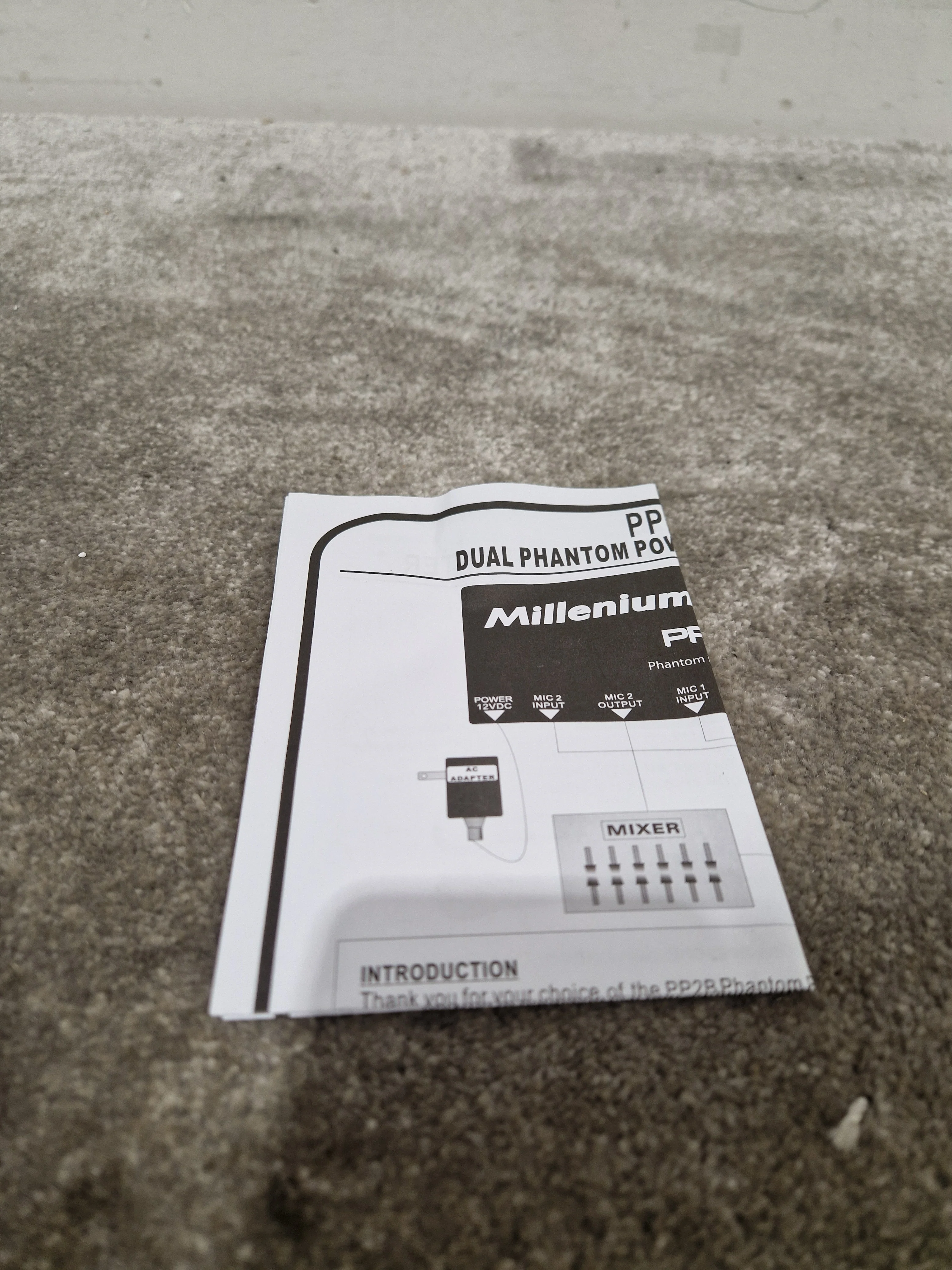 Millenium PP2B - Phantom Power Supply - Black - Excellent w/ Original Box - Image 12