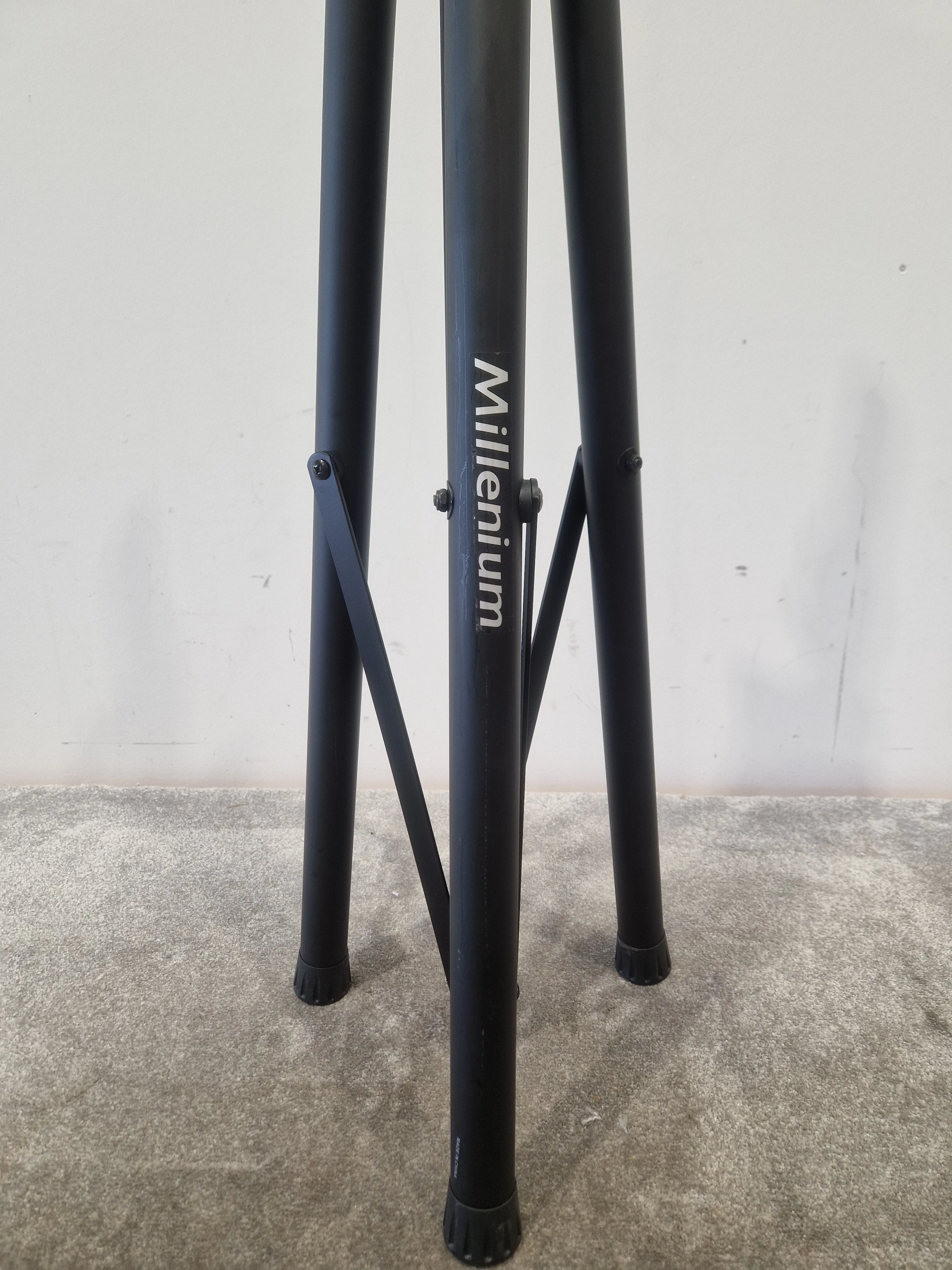 Millennium PA Speaker Stand - Adjustable Height, Durable Construction - Very Good w/ Soft Case - Image 7