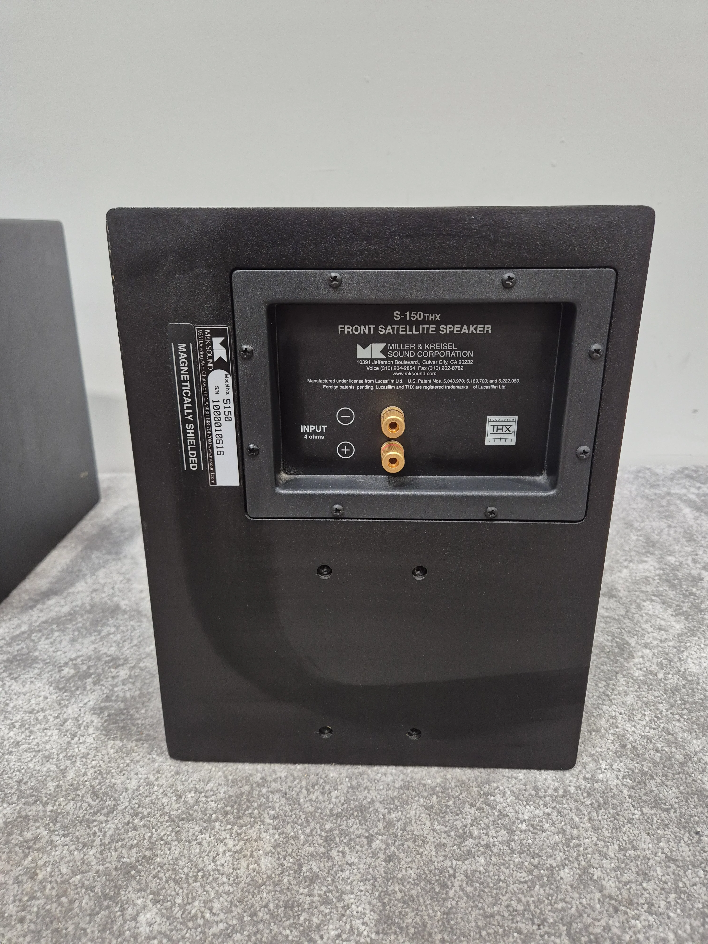 3 x Miller and Kreisel S-150 THX - Satellite Speaker System - Fair - Image 4