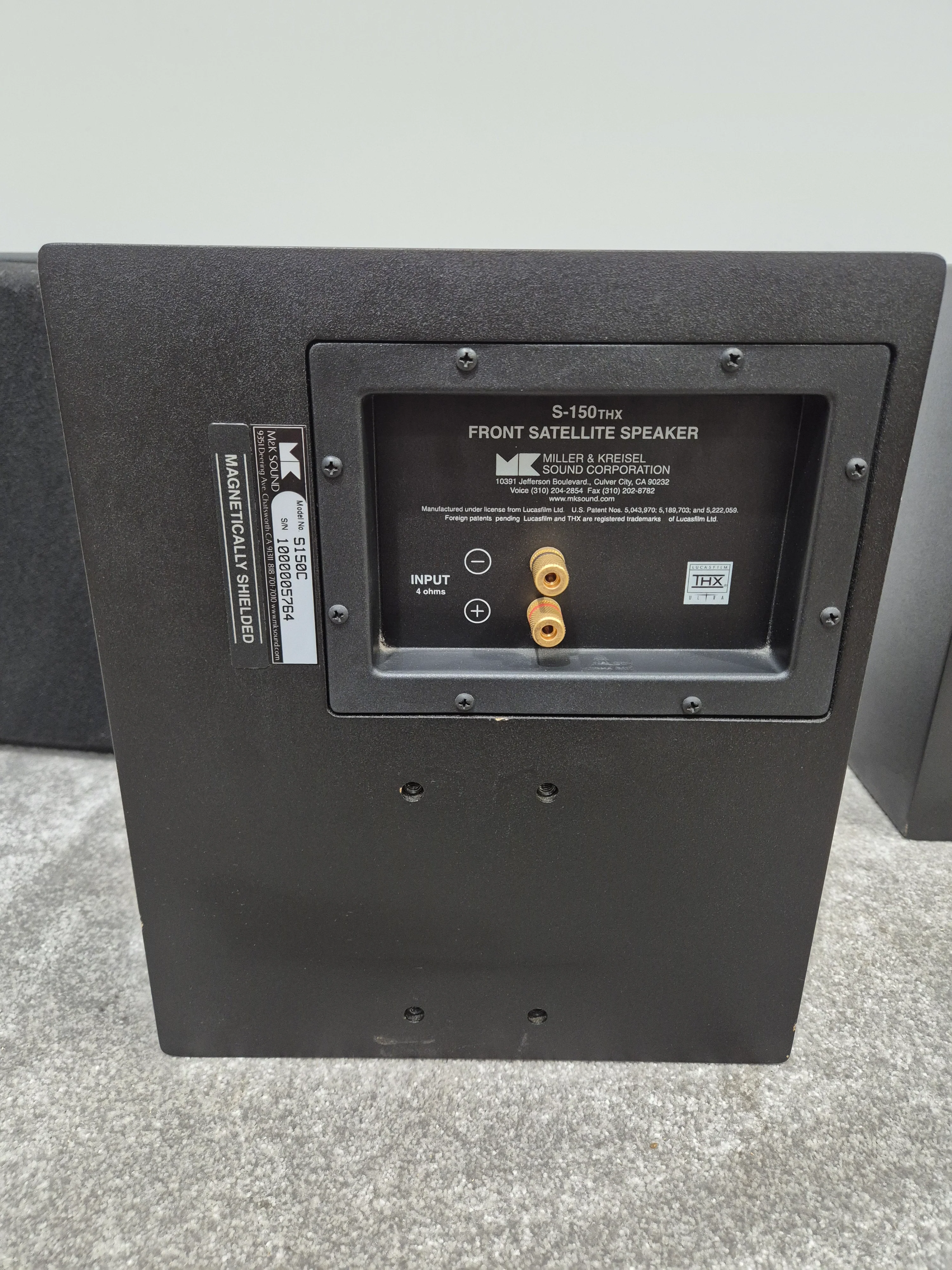 3 x Miller and Kreisel S-150 THX - Satellite Speaker System - Fair - Image 7