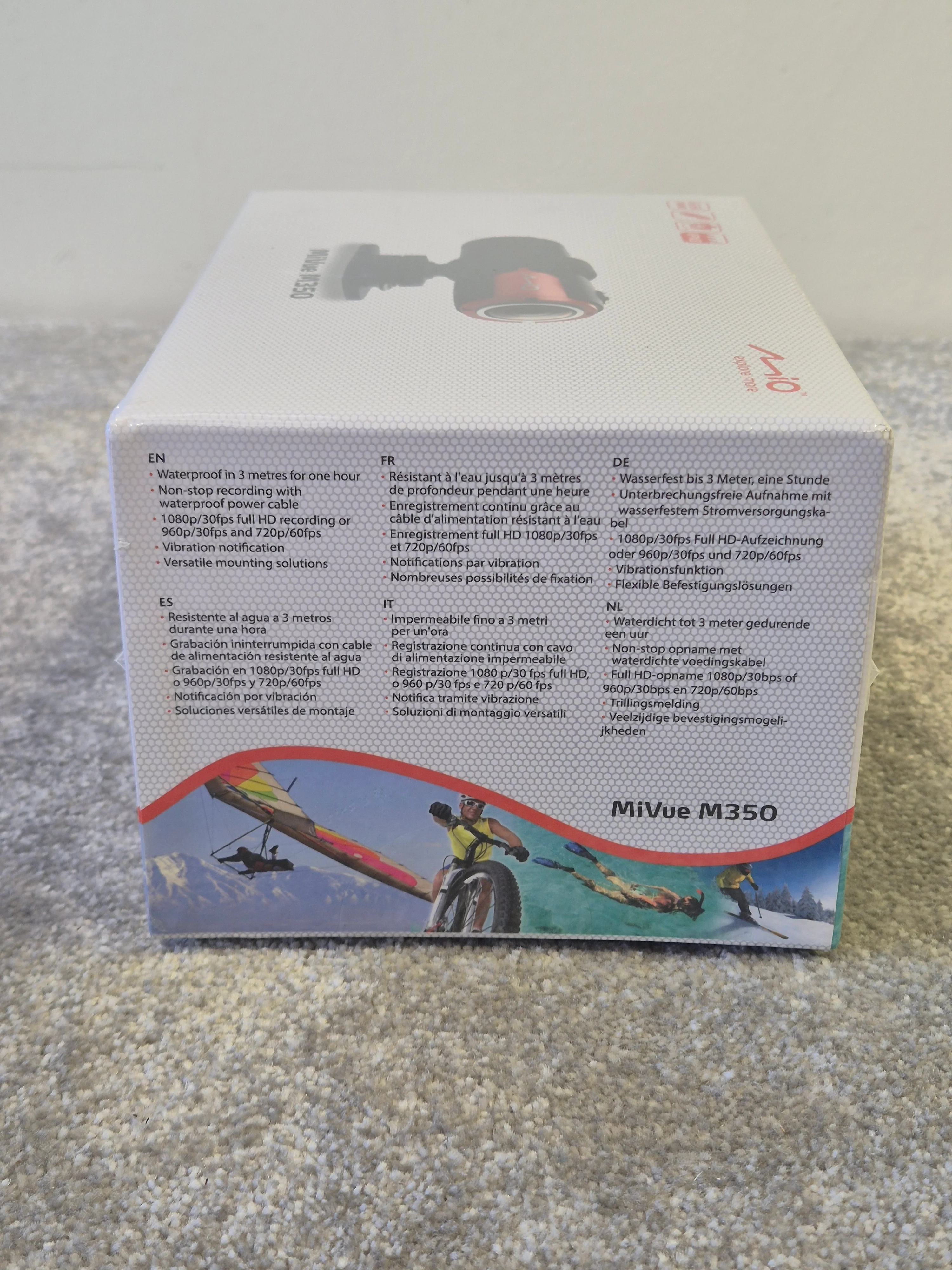 Mio MiVue M350 Waterproof Motorcycle Dash Cam - Full HD 1080p - New in Sealed Box - Image 3