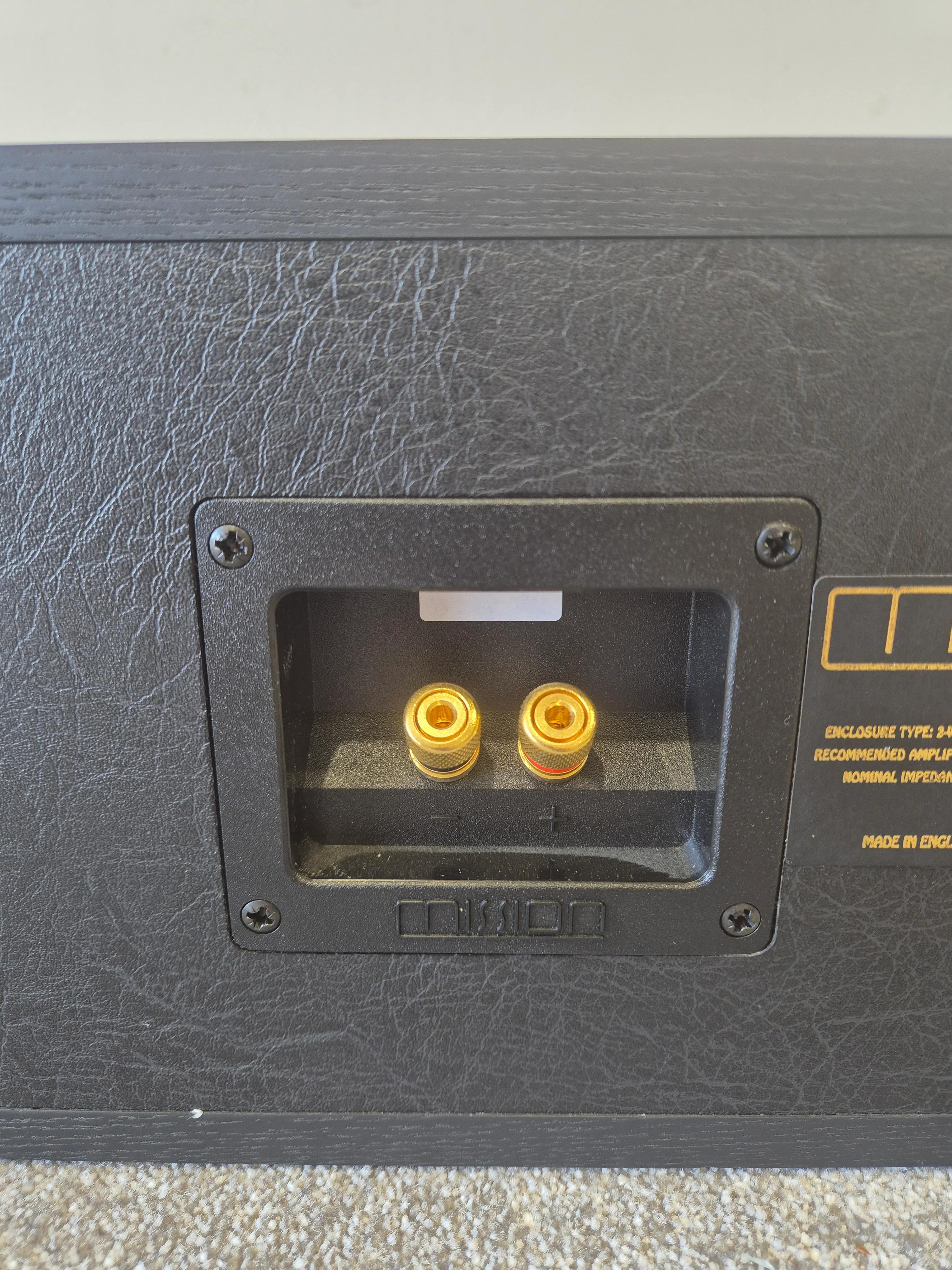 Mission 77C - Center-Channel Speaker - High-Fidelity Sound - Very Good - Image 5