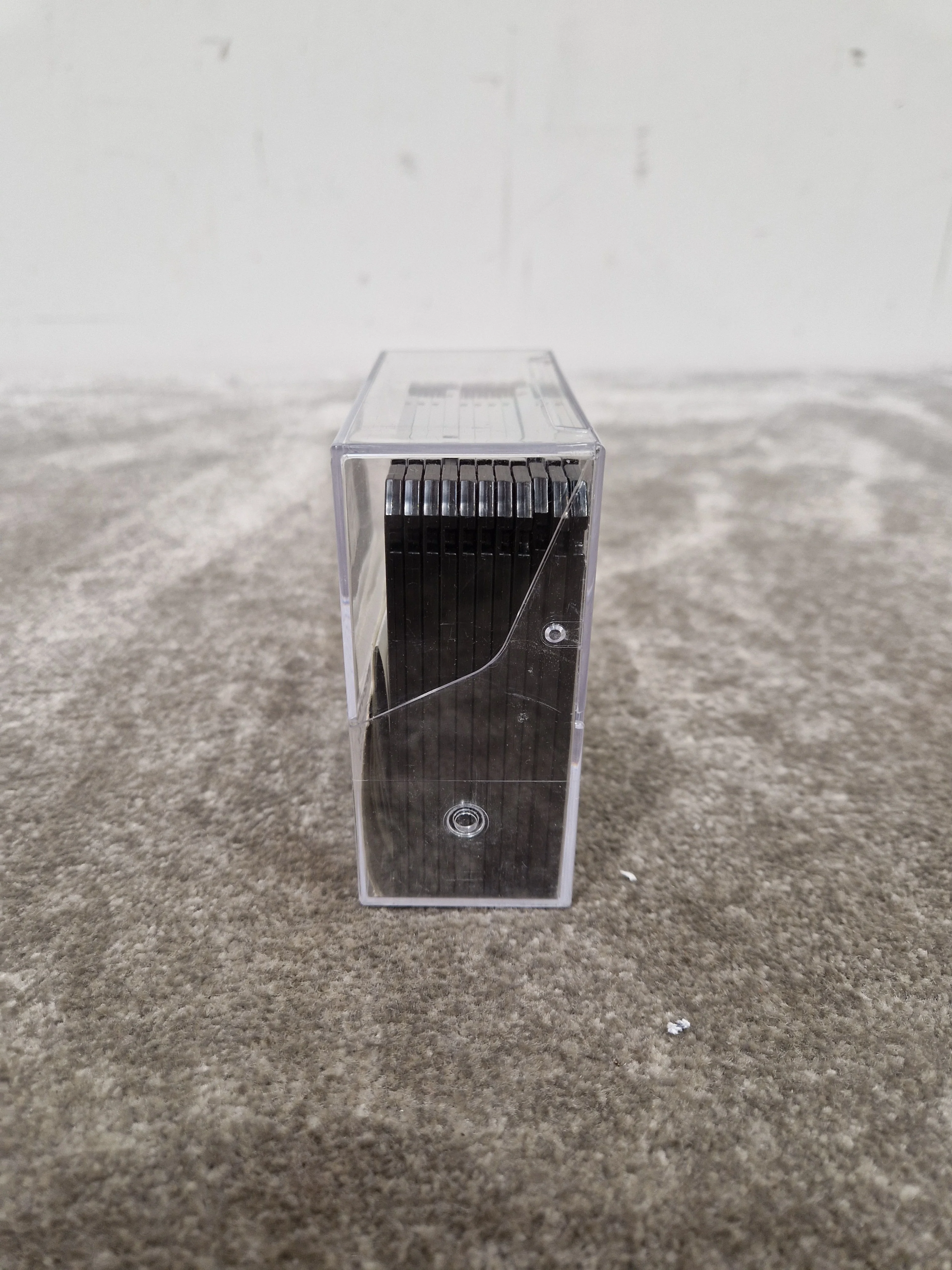 Mitsubishi Microdiscs MF2-HD Set OF-10 Black - High-Density Storage - Excellent w/ Plastic case - Image 5