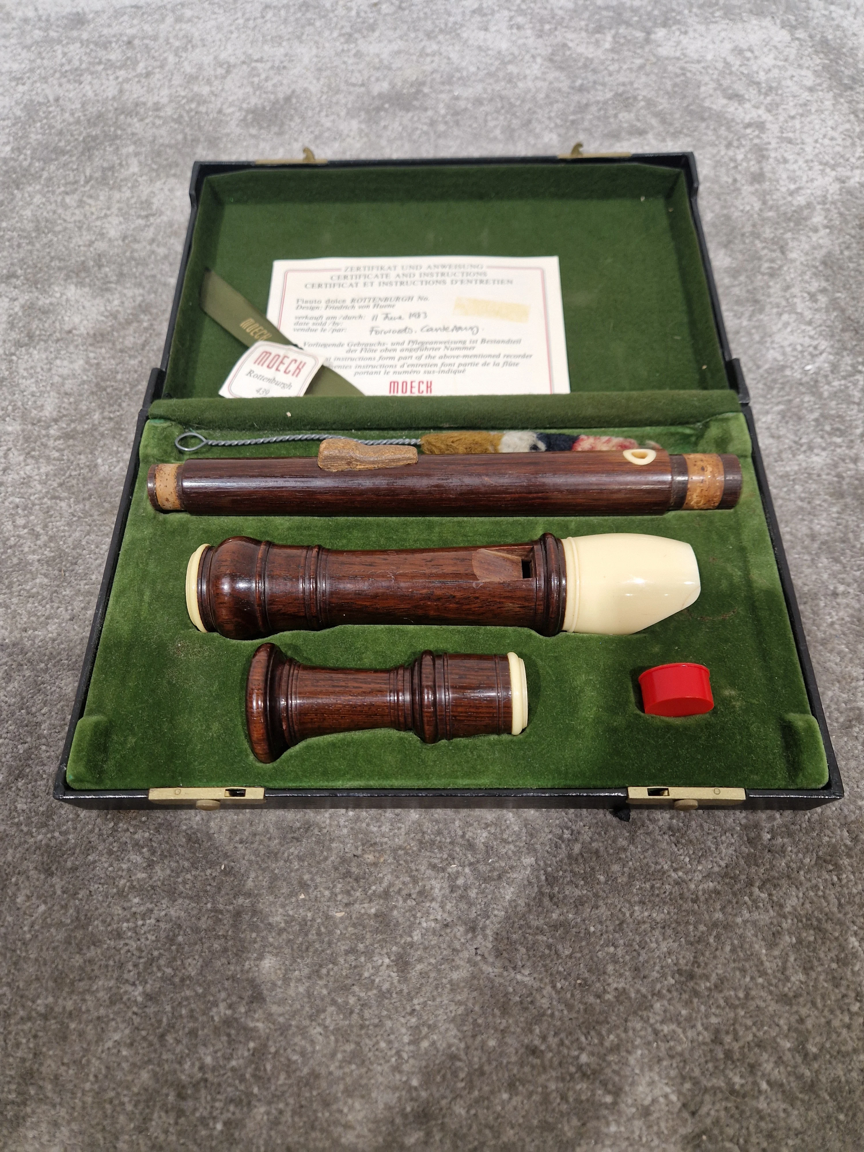 Moeck 439 Rottenburgh - Professional Recorder - Excellent w/ Hard Case - Image 2