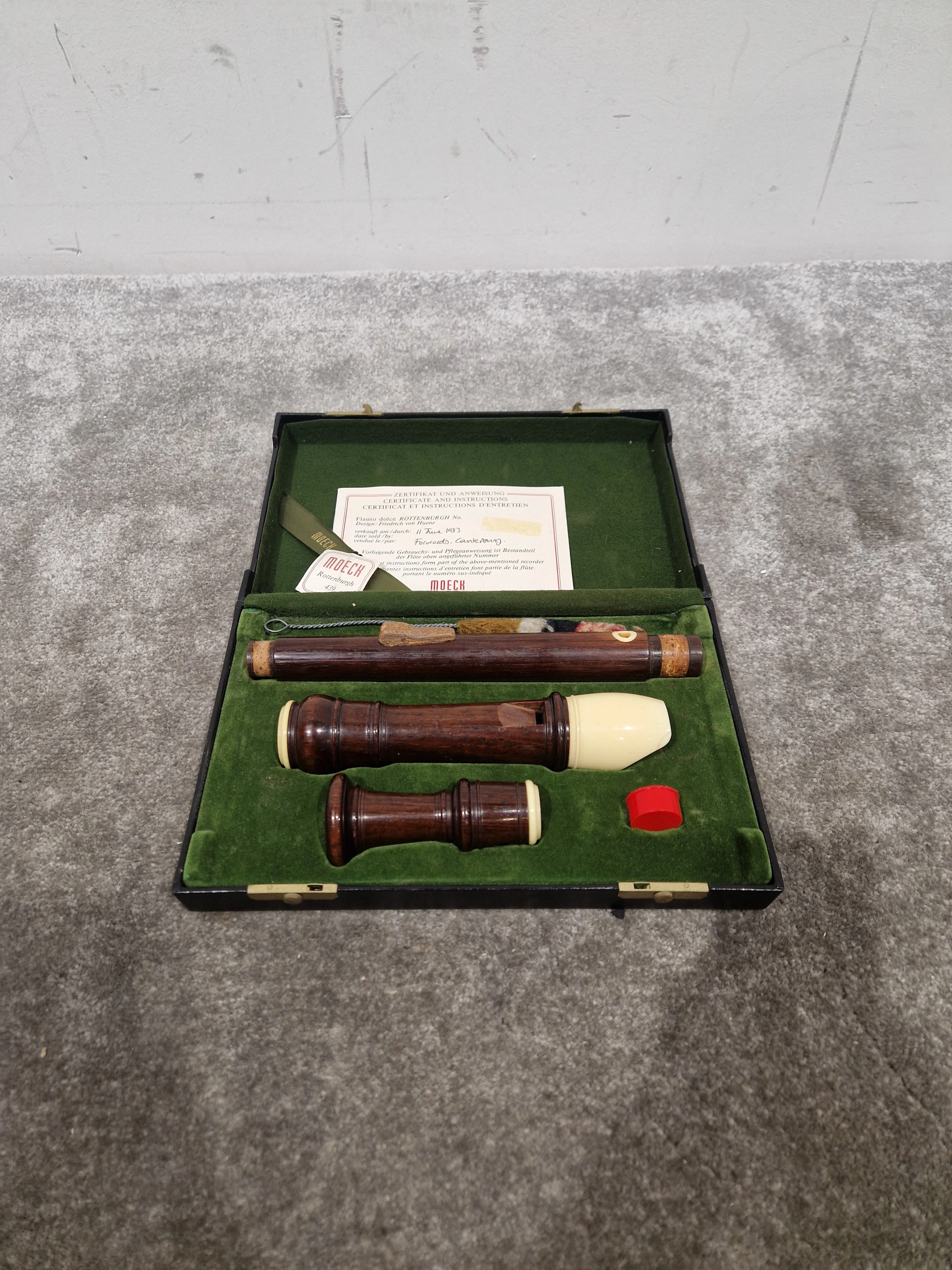 Moeck 439 Rottenburgh - Professional Recorder - Excellent w/ Hard Case - Image 3