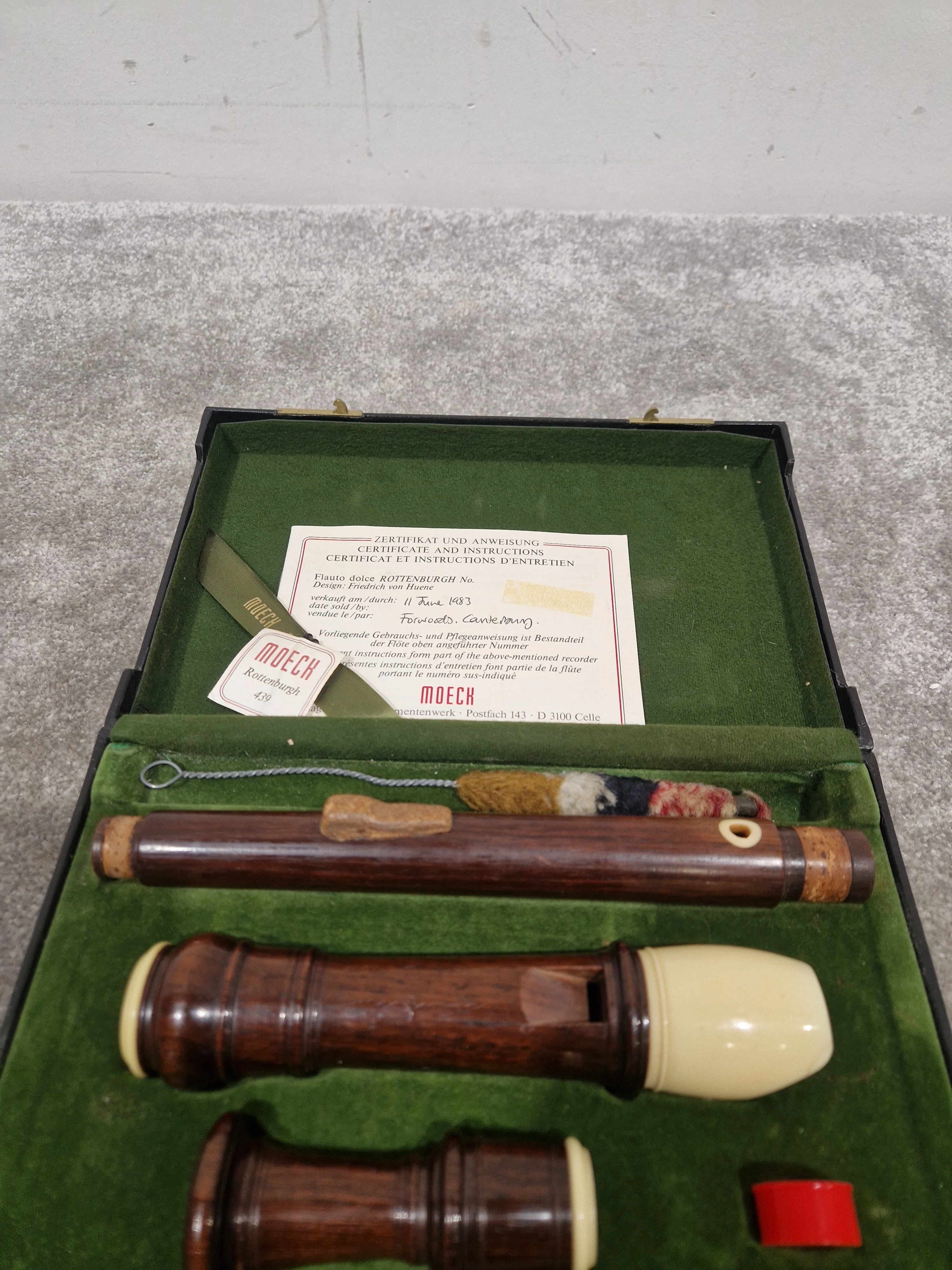 Moeck 439 Rottenburgh - Professional Recorder - Excellent w/ Hard Case - Image 8