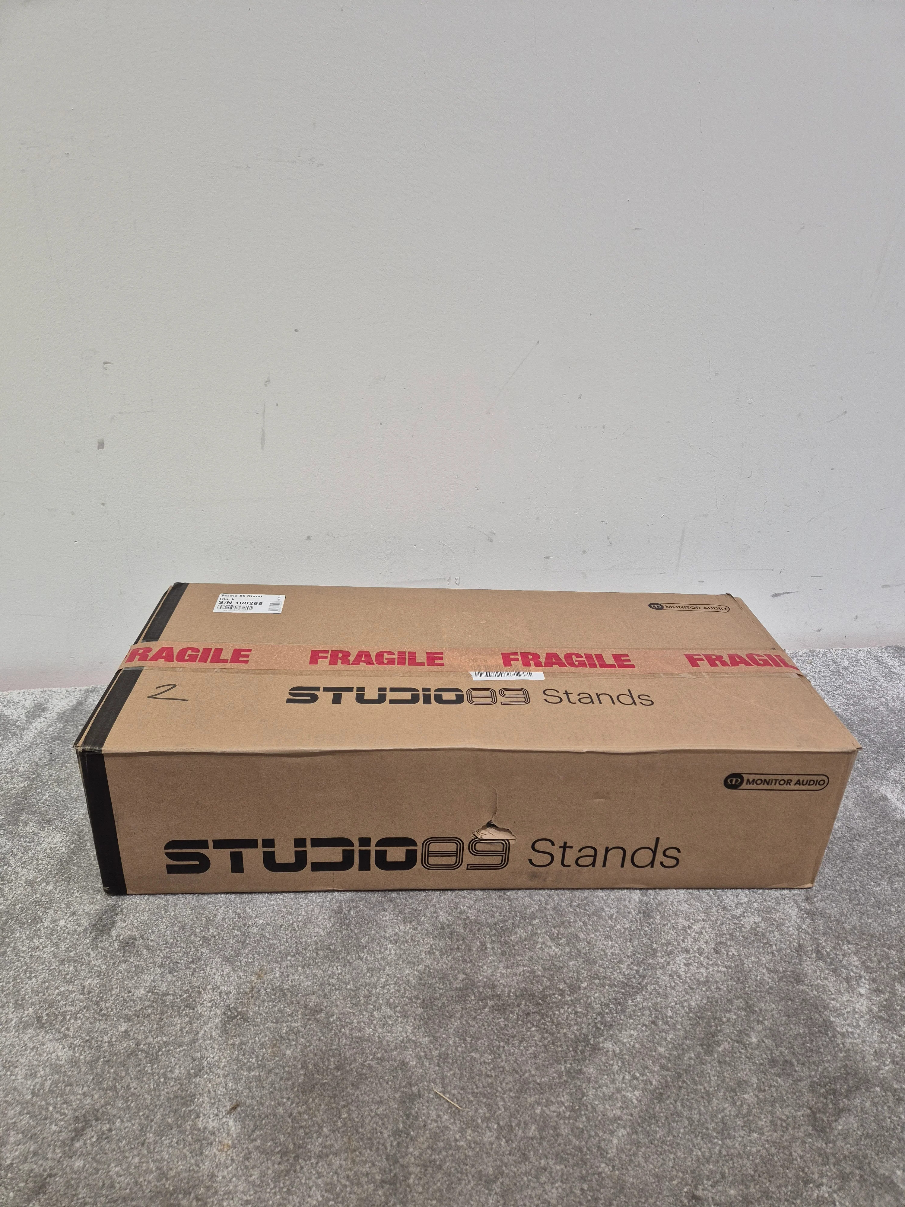 Monitor Audio Studio 89 Black Stands - High-Quality Audio Stands - New w/ Original Box - Image 3