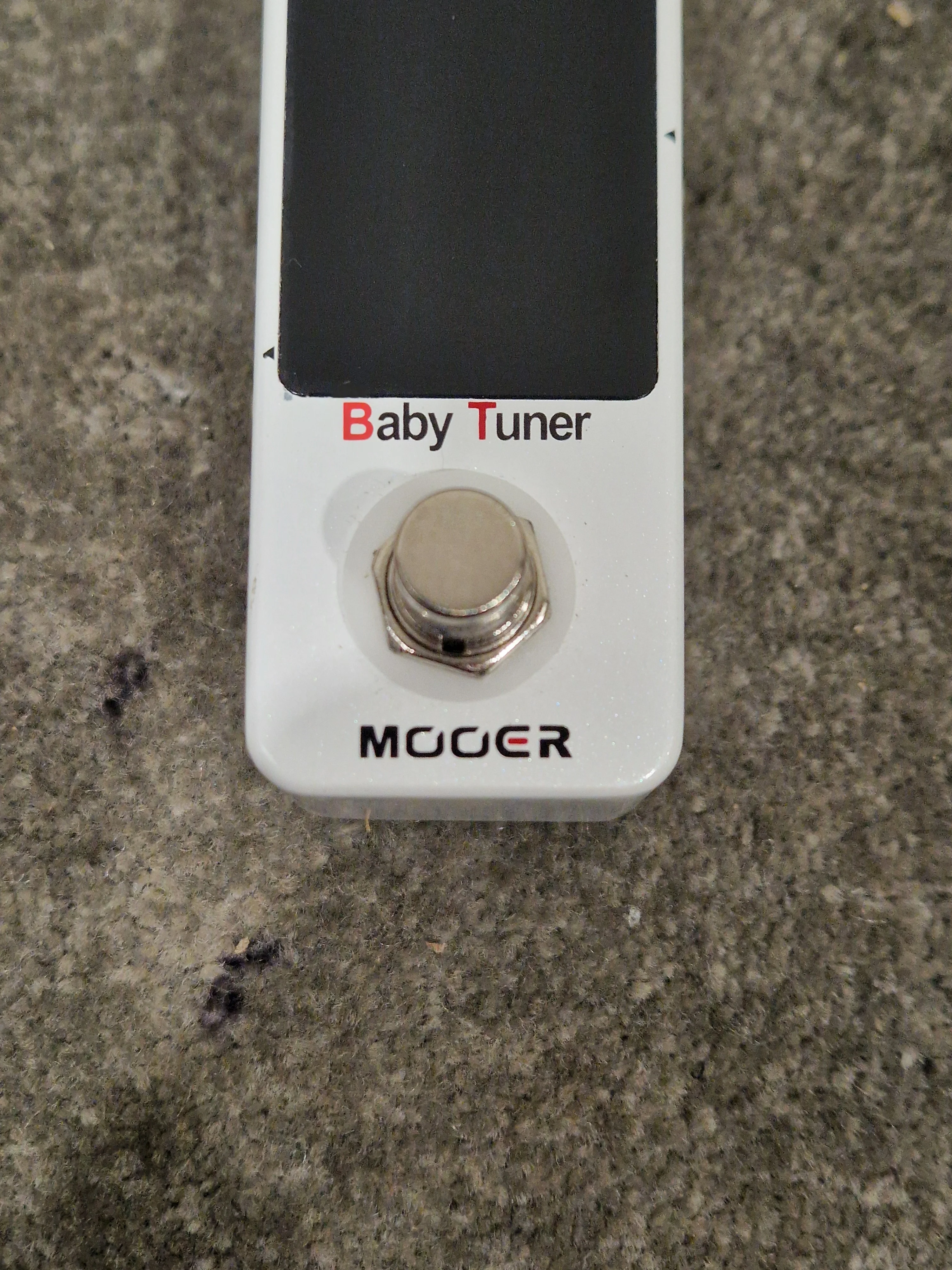Mooer Baby Tuner - Tuner Pedal - White - Excellent - Image 2