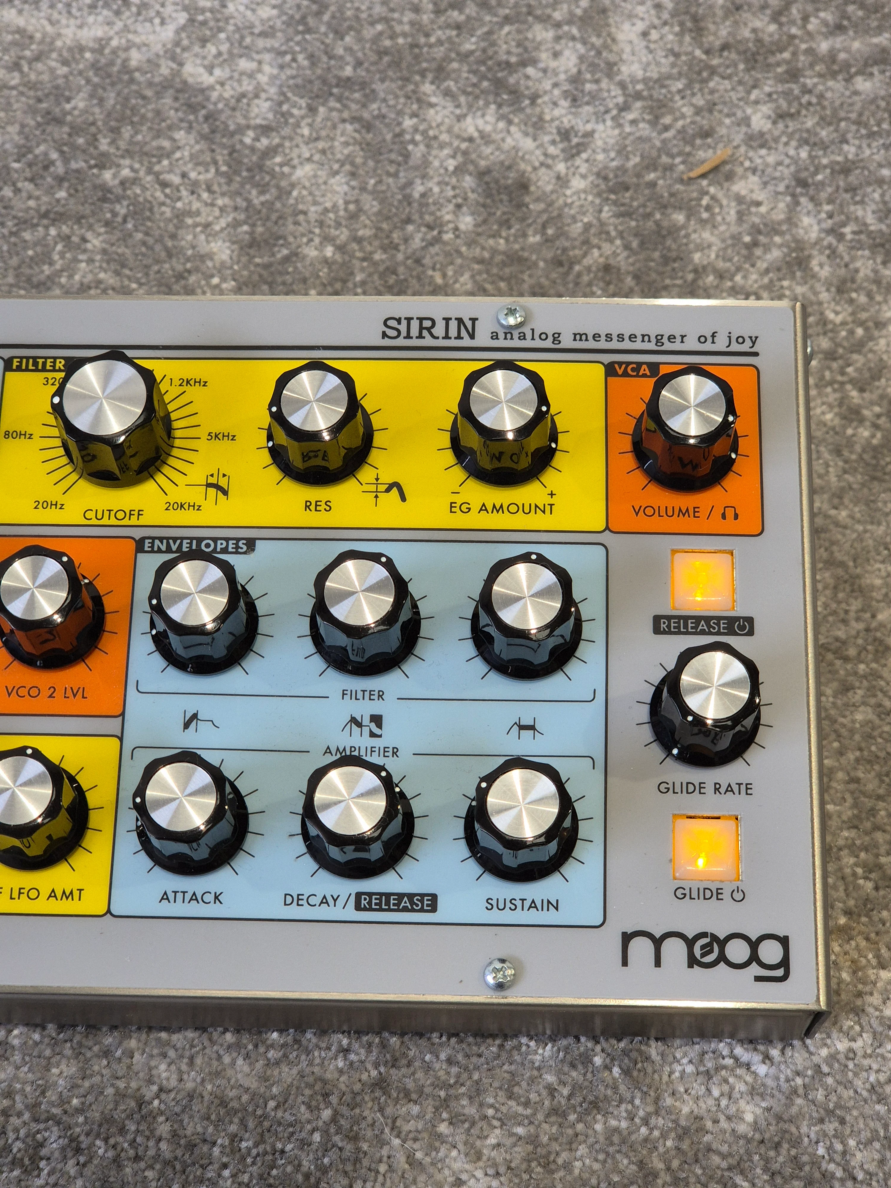 Moog Sirin – Limited Edition Analog Synthesizer Module – Excellent w/ Power Supply, Manuals & Decksaver - Image 3