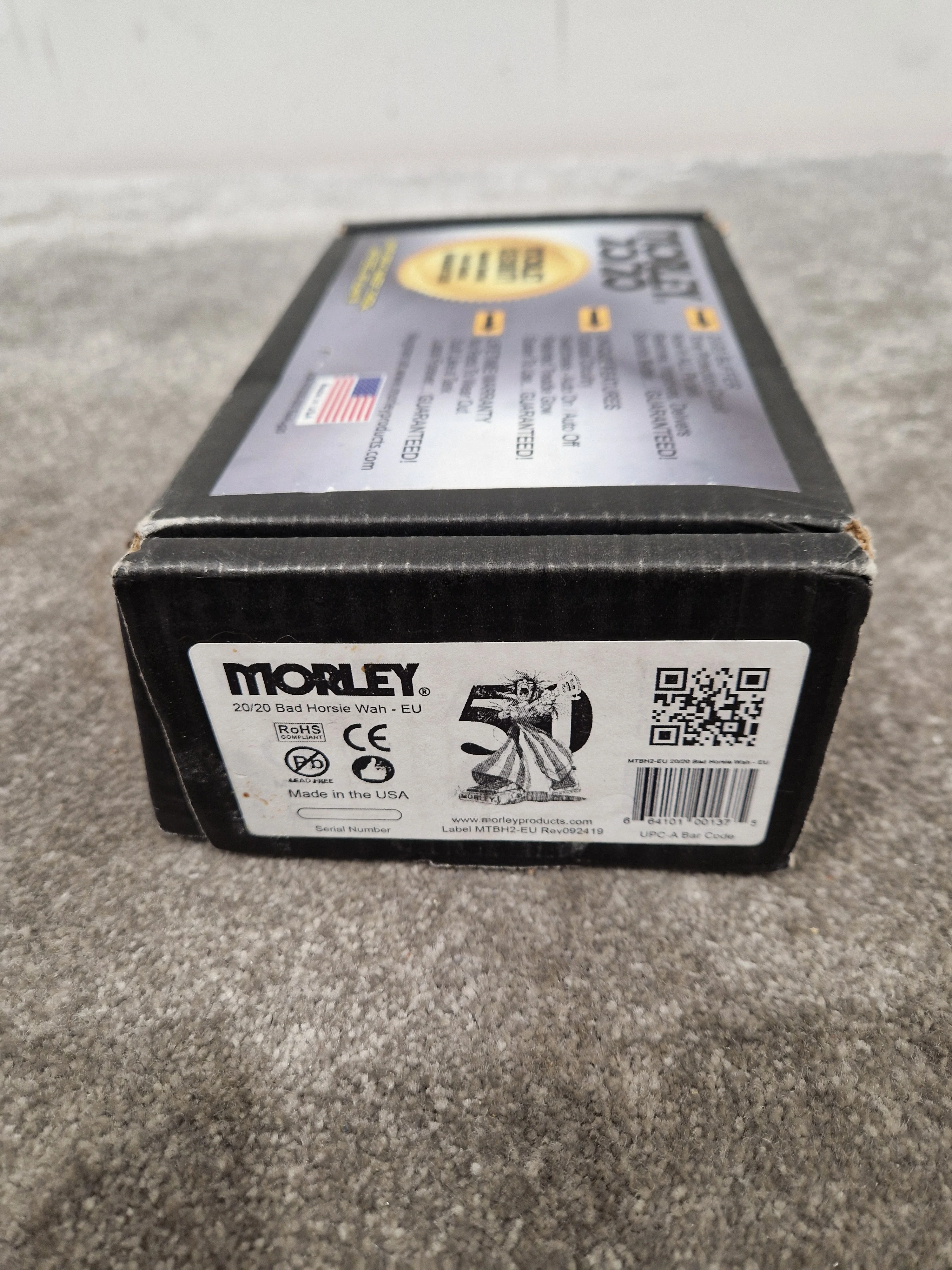 Morley 20/20 Wah Lock Effects Pedal - Unique Wah Lock Feature, Versatile Tone - Excellent w/ Original Box - Image 7