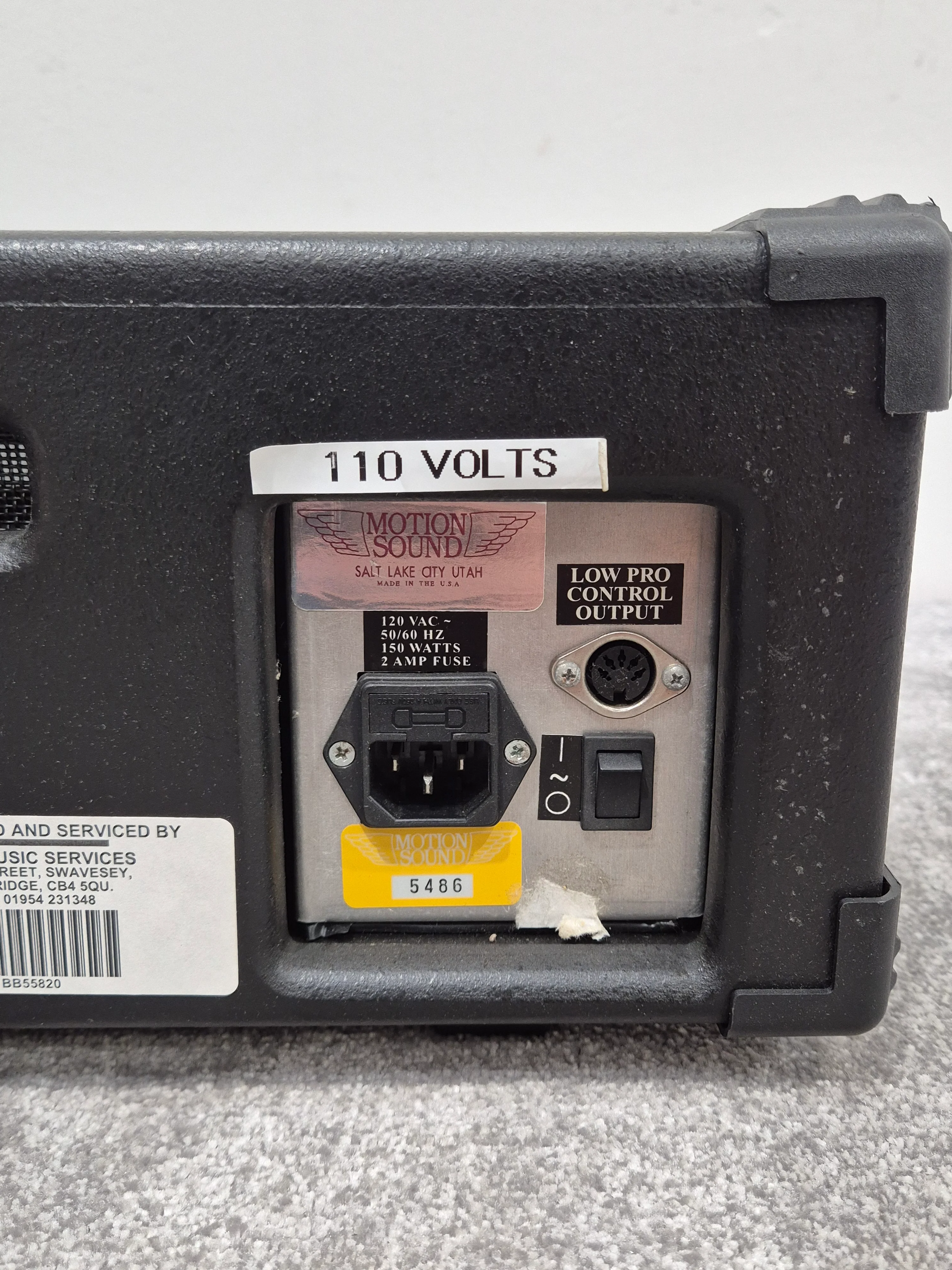 Motion Sound Pro-3 - Portable Leslie Simulator w/ Pro 3 Footswitch and Step Down Converter (US) - Image 6