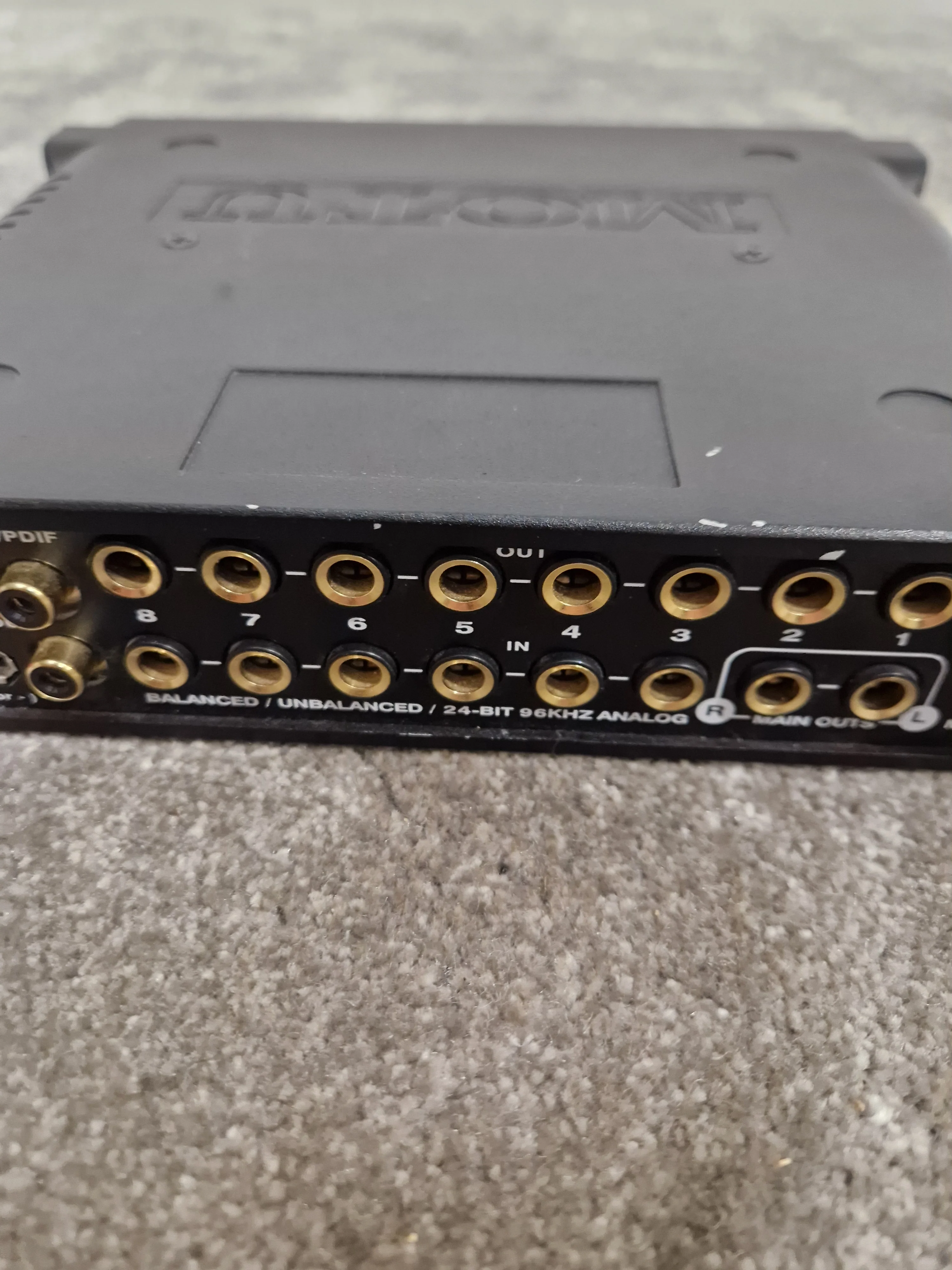 MOTU UltraLite - Audio Interface - Black - Excellent - Image 8