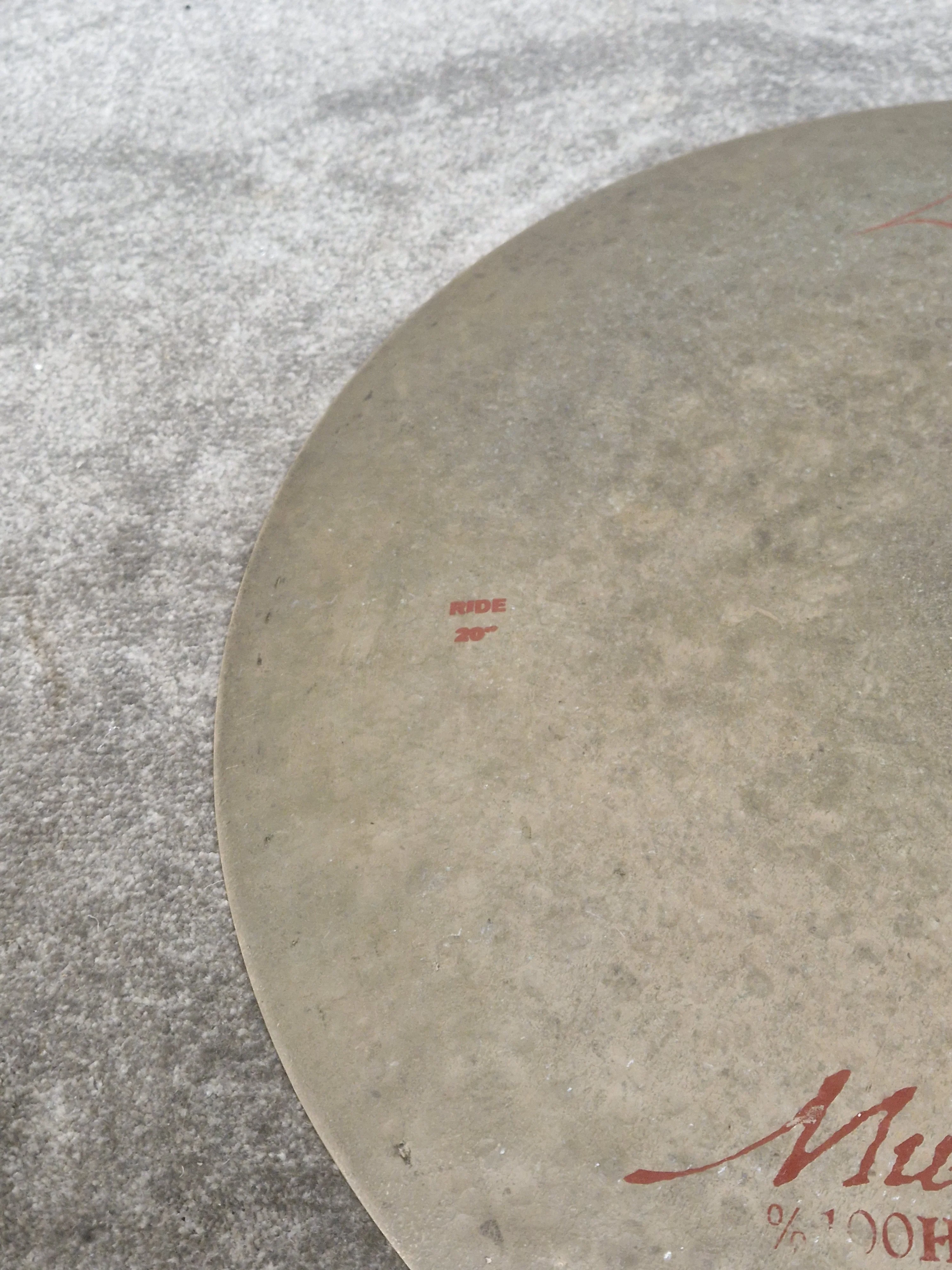 Murat Diril Arena Ride 20'' Cymbal - Brilliant Finish - Good - Image 3
