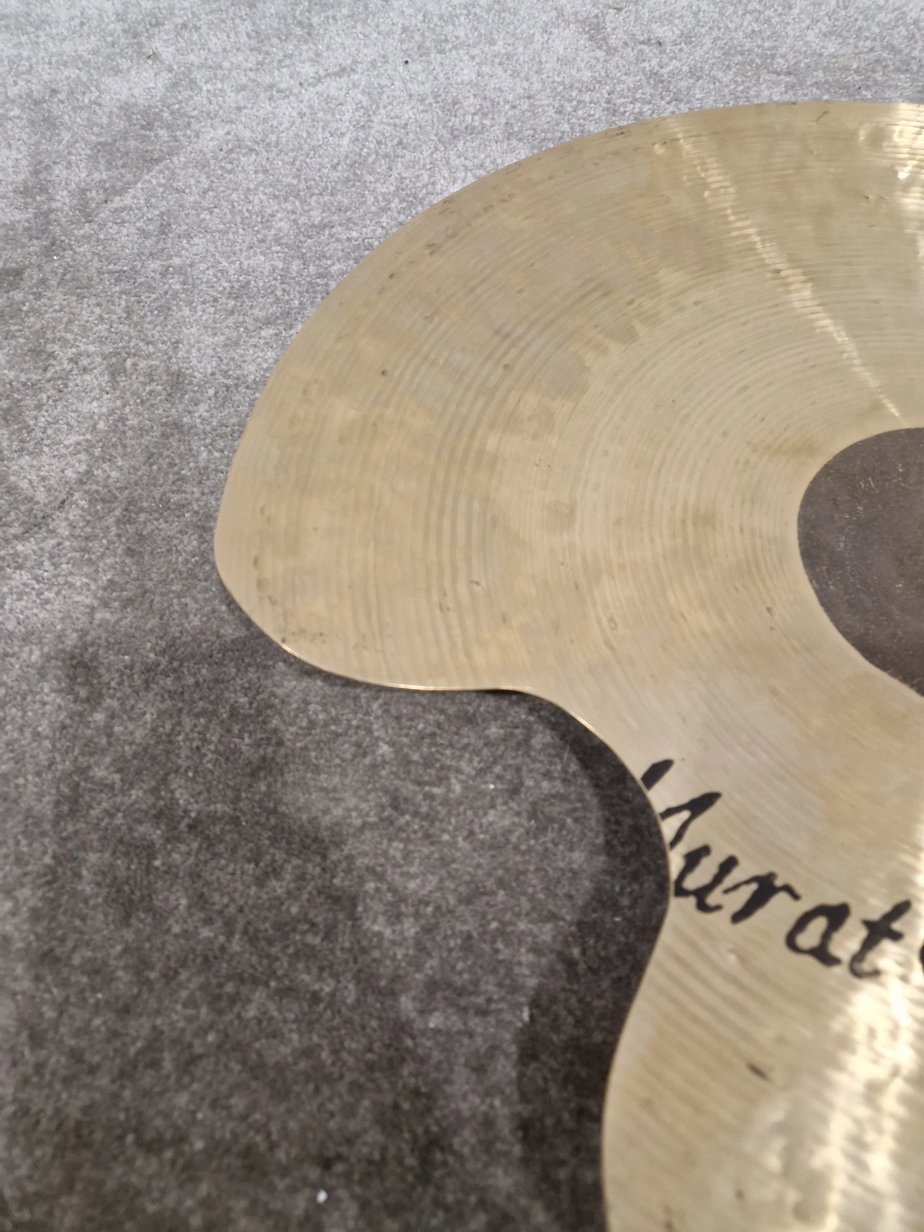 Murat Diril Renaissance Crash Cymbal - Professionally Repaired - Good - Image 11
