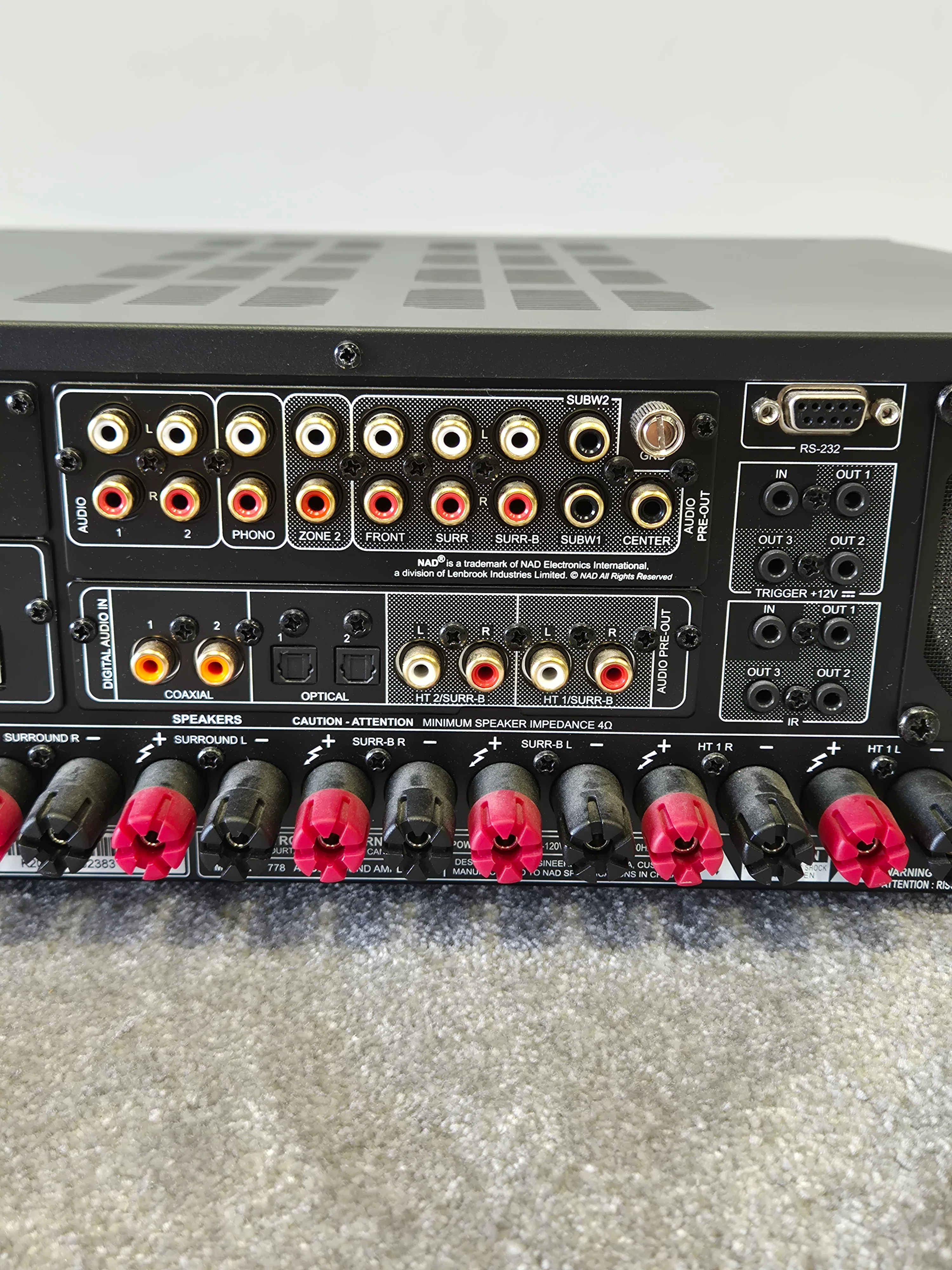 NAD T778 - AV Receiver w/ Original Box - Image 9