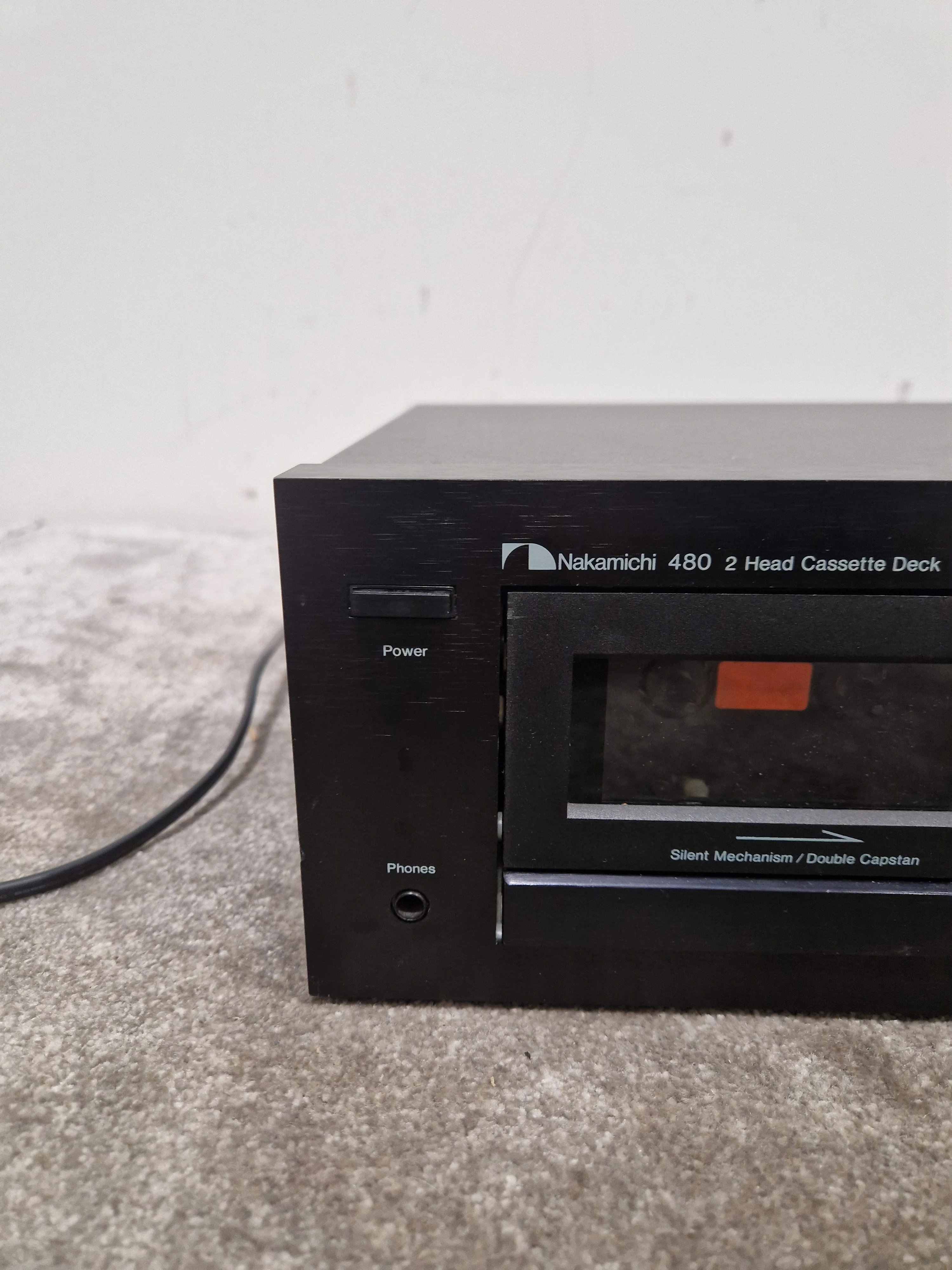 Nakamichi 480 2 Head - Cassette Deck - Black – Cassette Deck - Spares or Repair - Image 5
