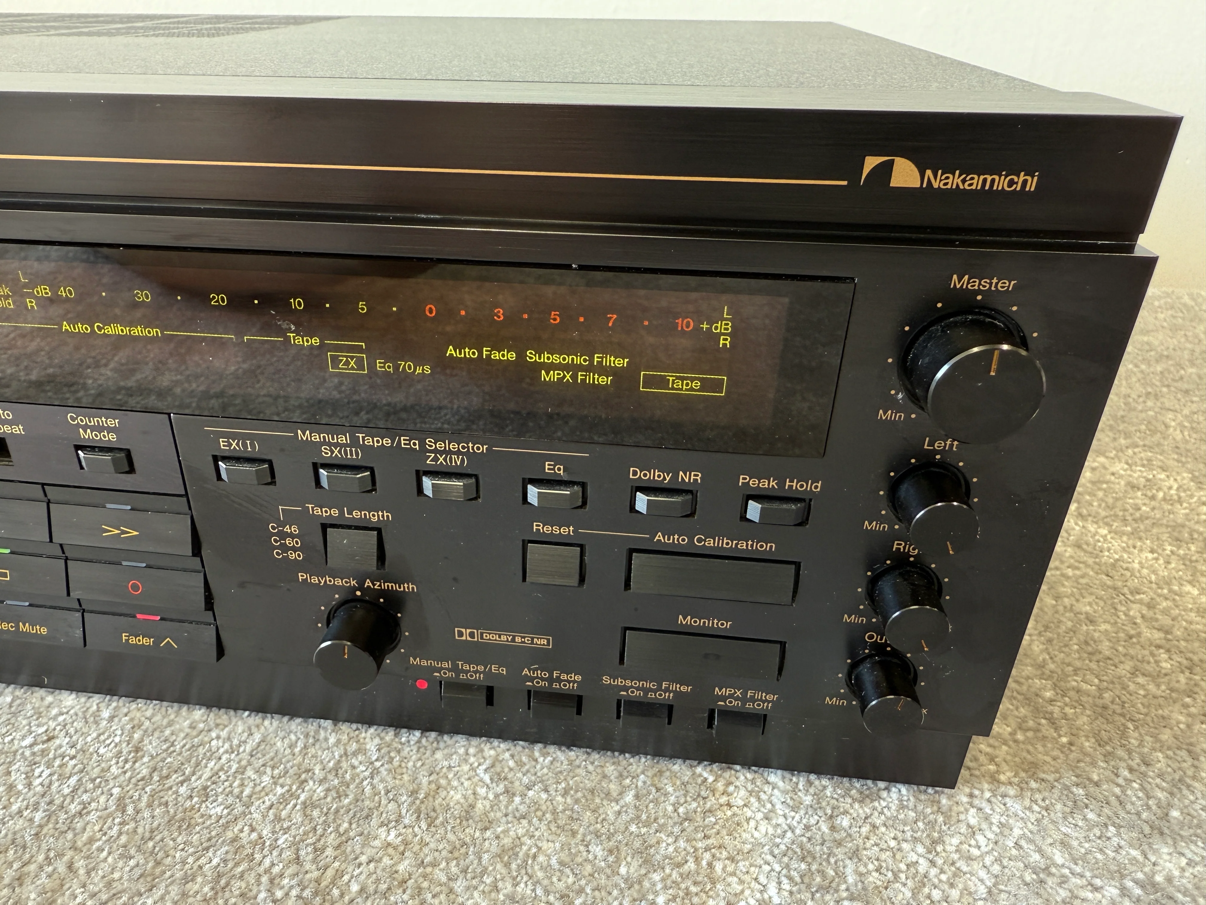 Nakamichi CR-7E High-End Cassette Deck – Flagship 3-Head Recorder Excellent - Image 5