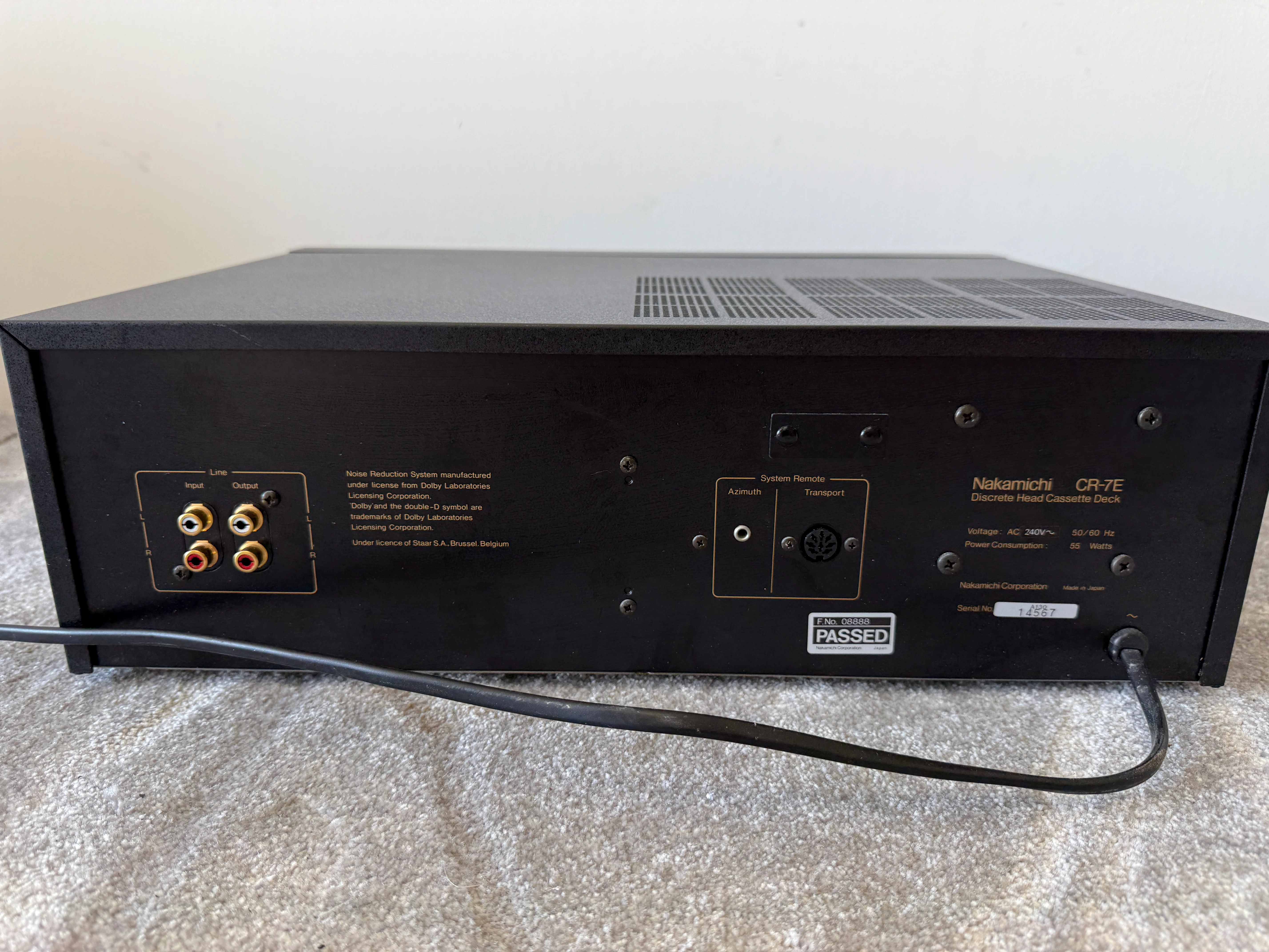 Nakamichi CR-7E High-End Cassette Deck – Flagship 3-Head Recorder Excellent - Image 9