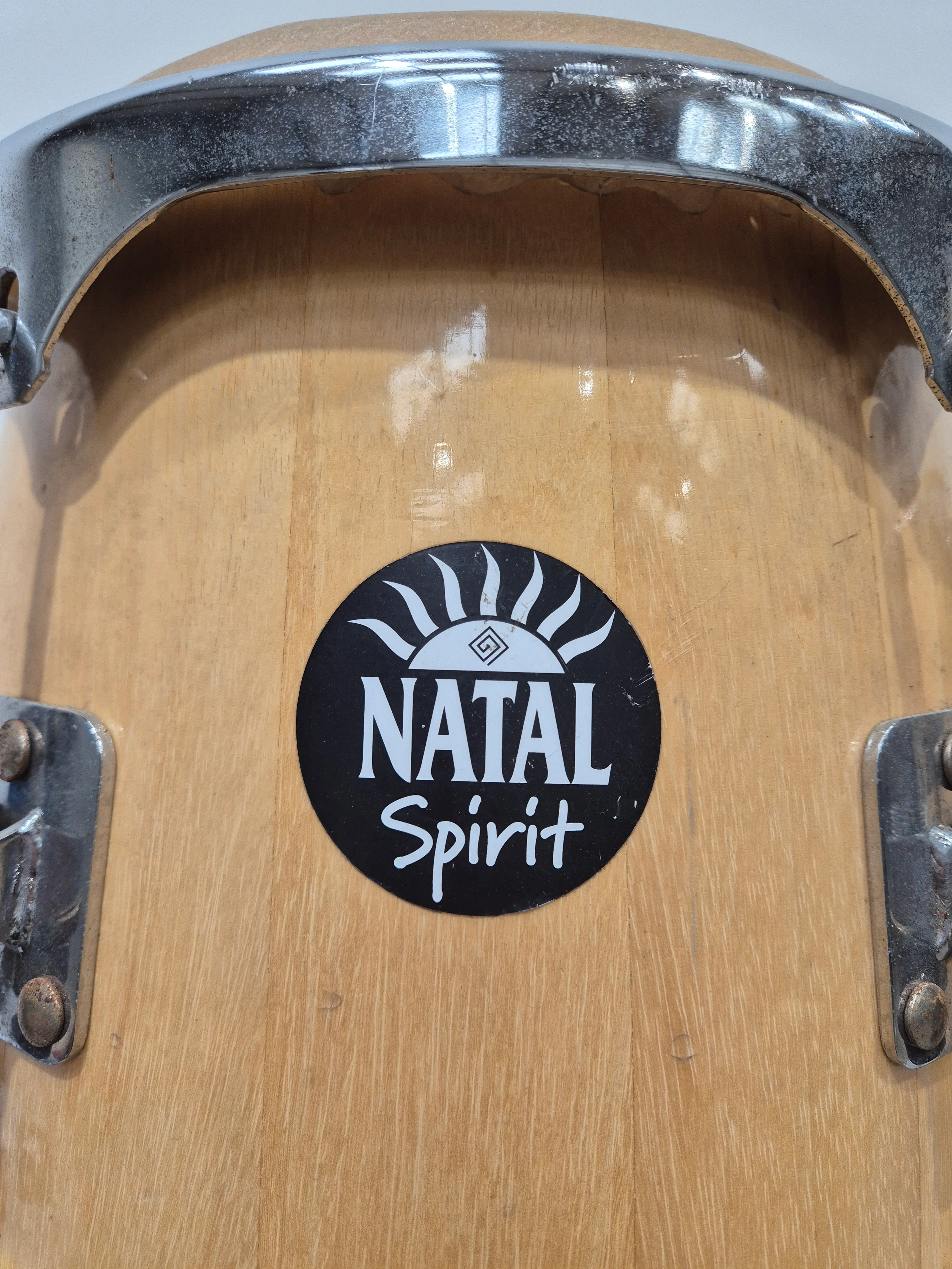 Natal Fuego Congas Natural - 12 and 13inch w/ Stands - Image 7