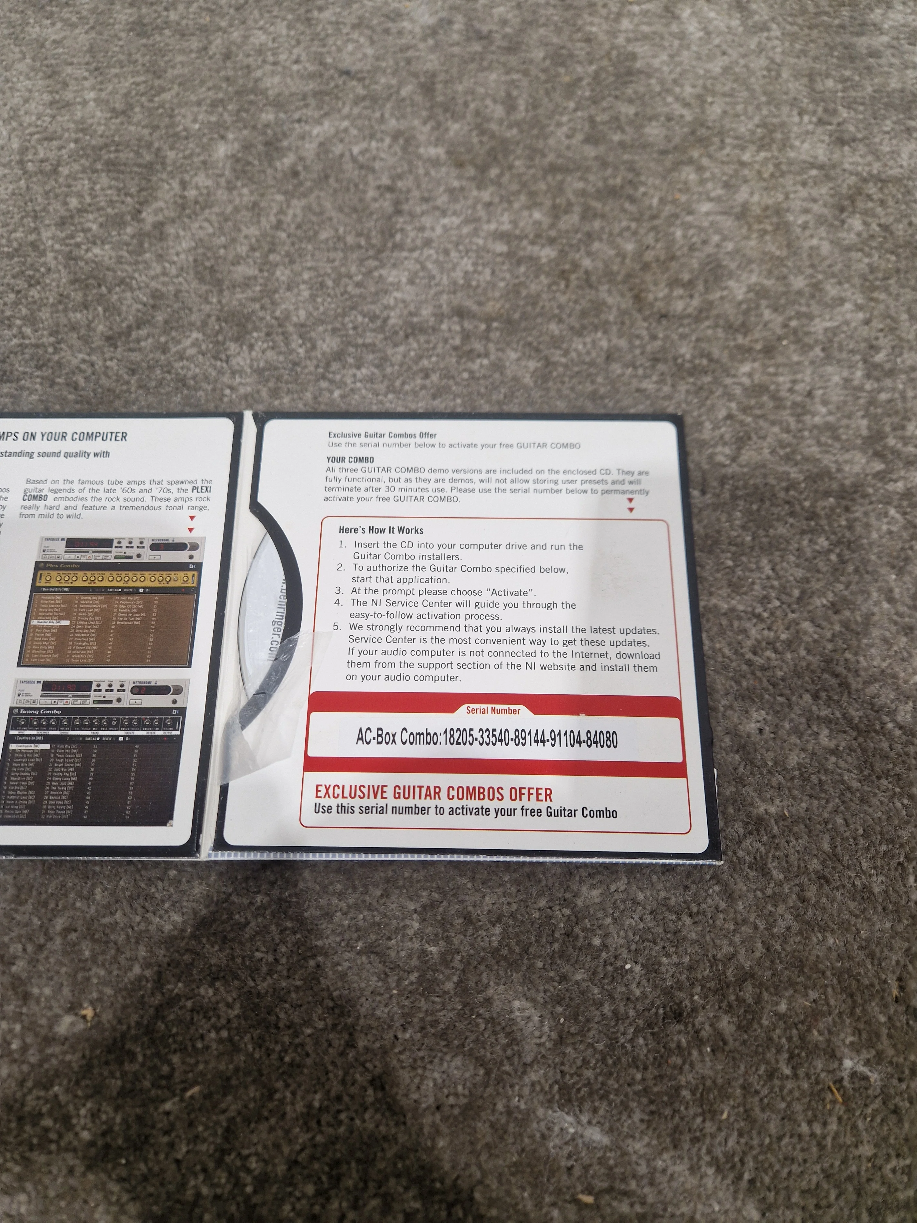 Native instruments Guitar combos software - Excellent w/ Original Box - Image 5