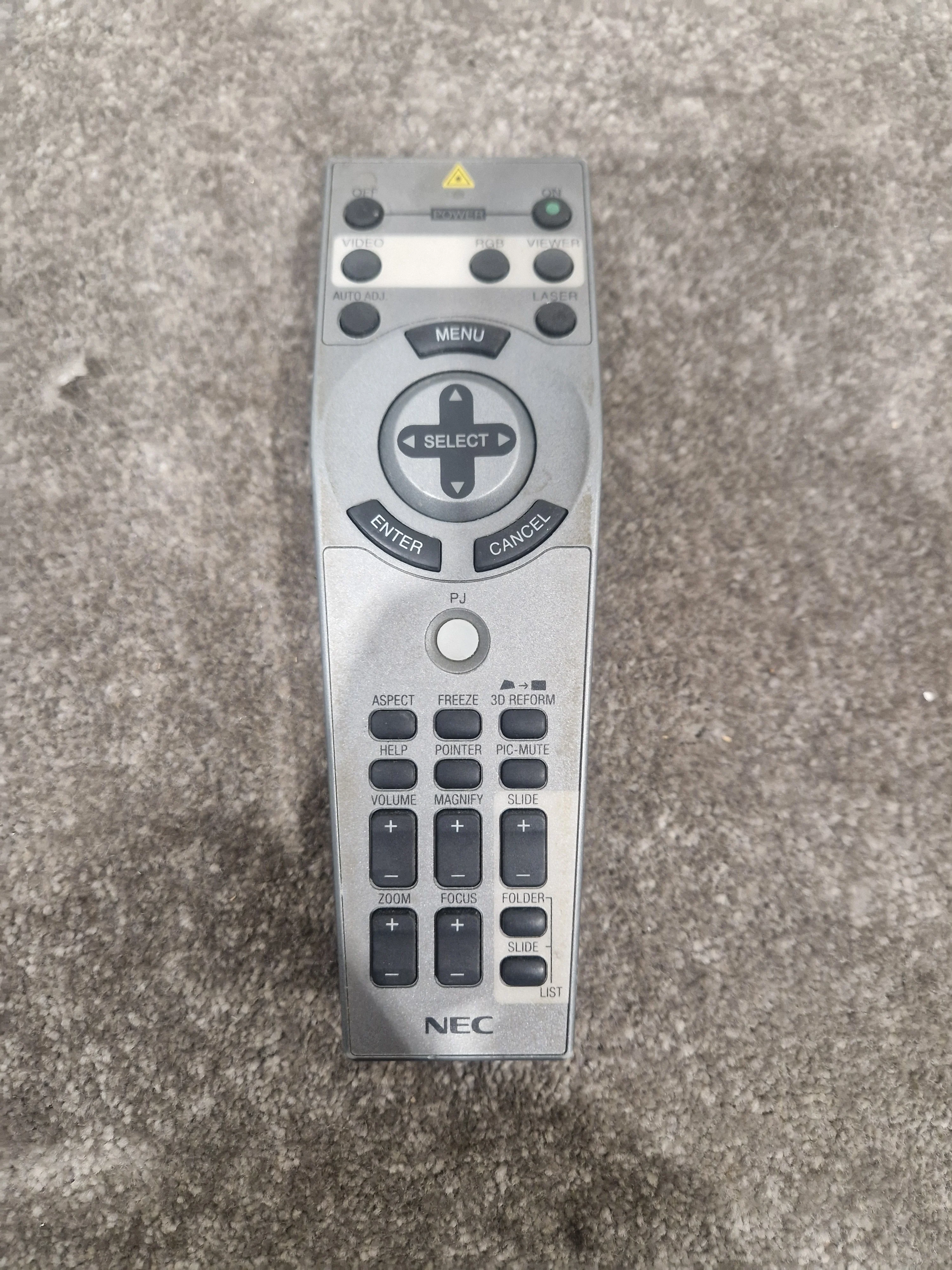 NEC RD-394E Projector Remote Controller - Reliable Control Device - Good - Image 3