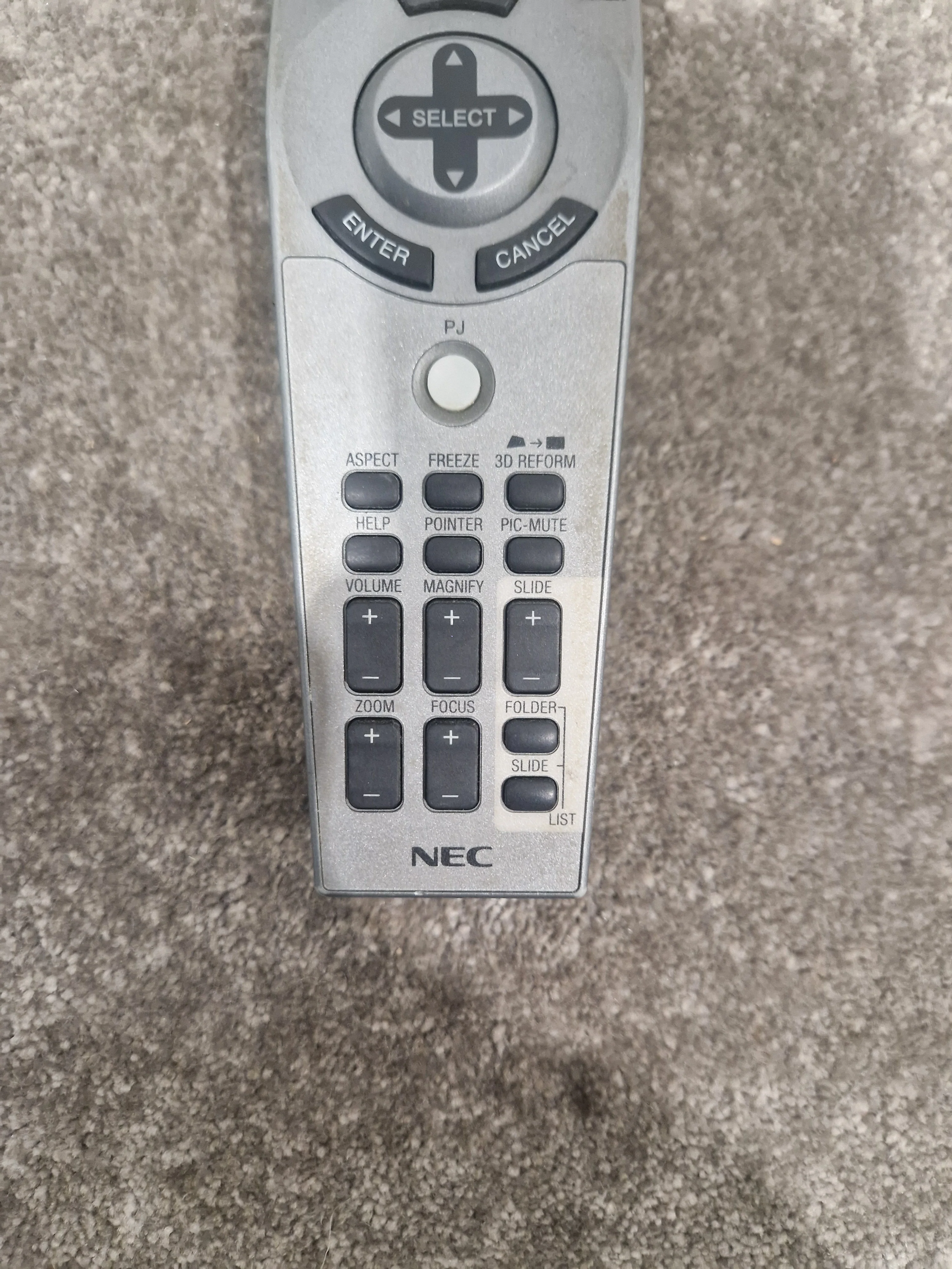 NEC RD-394E Projector Remote Controller - Reliable Control Device - Good - Image 4